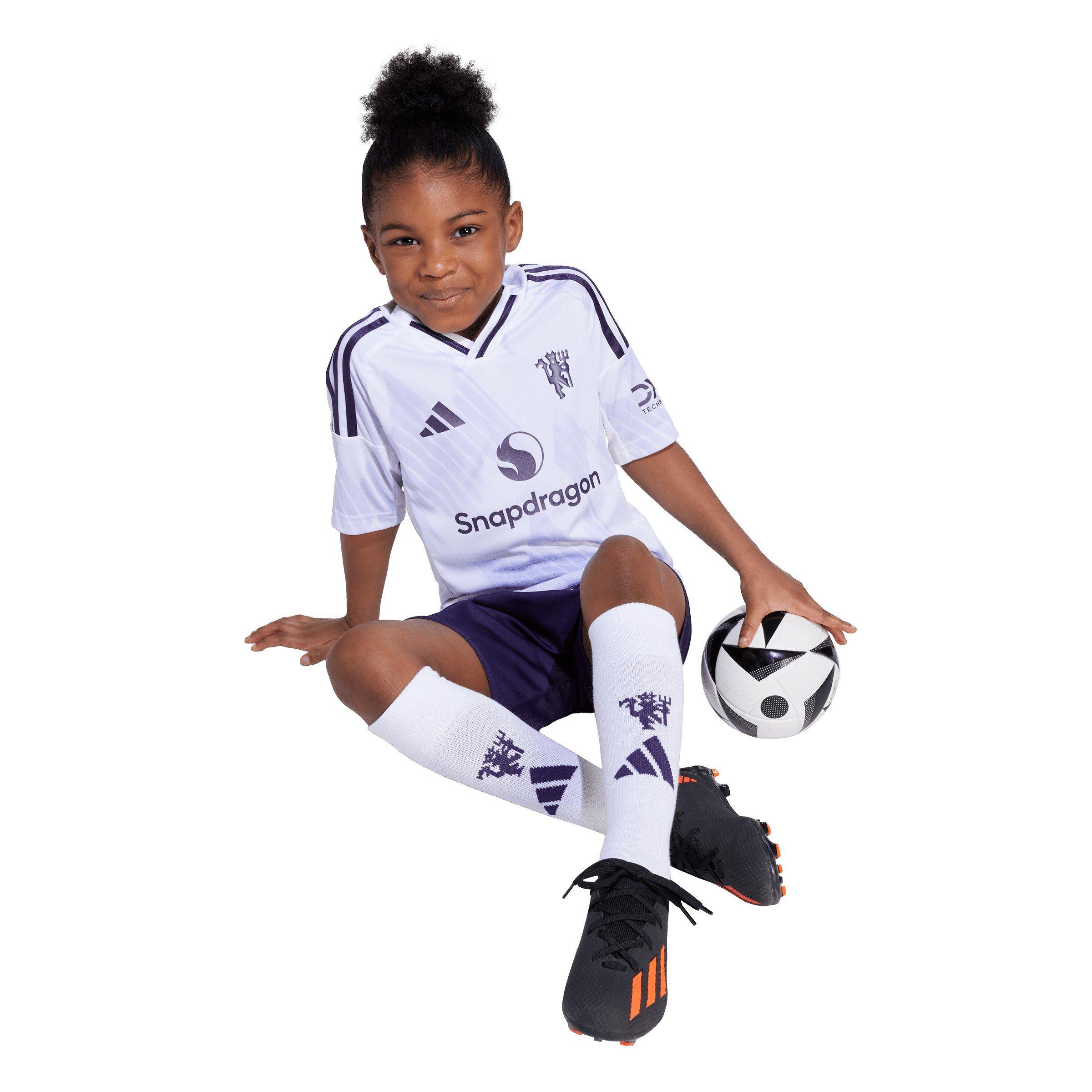White - adidas - Manchester United Away Minikit 2025 2026 Infants - 11
