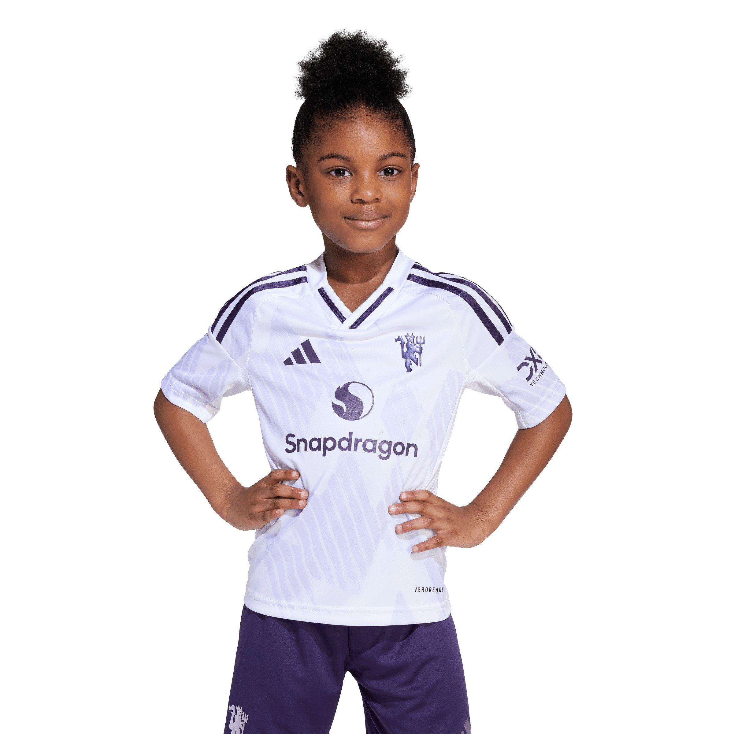 White - adidas - Manchester United Away Minikit 2025 2026 Infants - 12