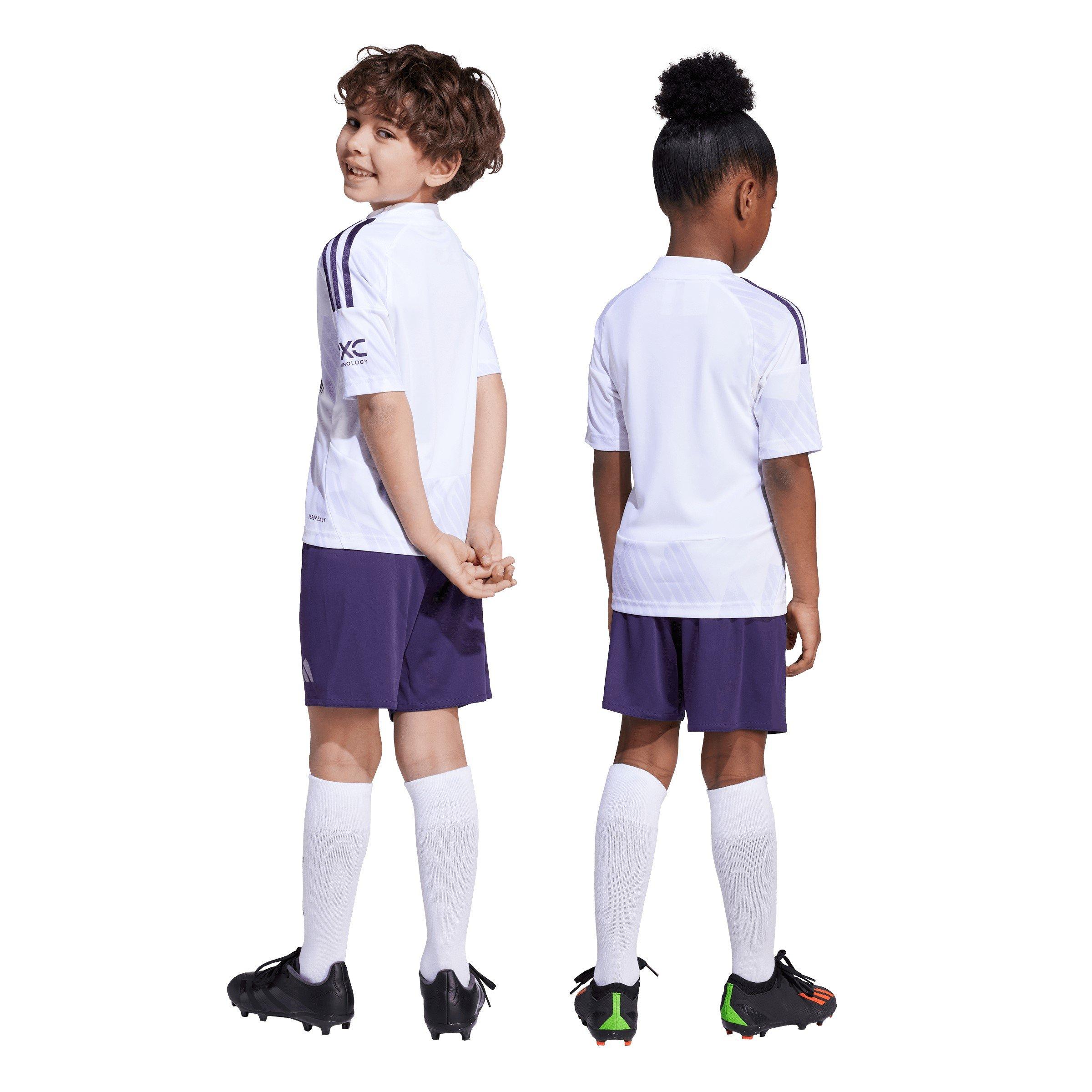 White - adidas - Manchester United Away Minikit 2025 2026 Infants - 4