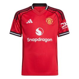 adidas Manchester United Home Shirt 2025 2026 Juniors