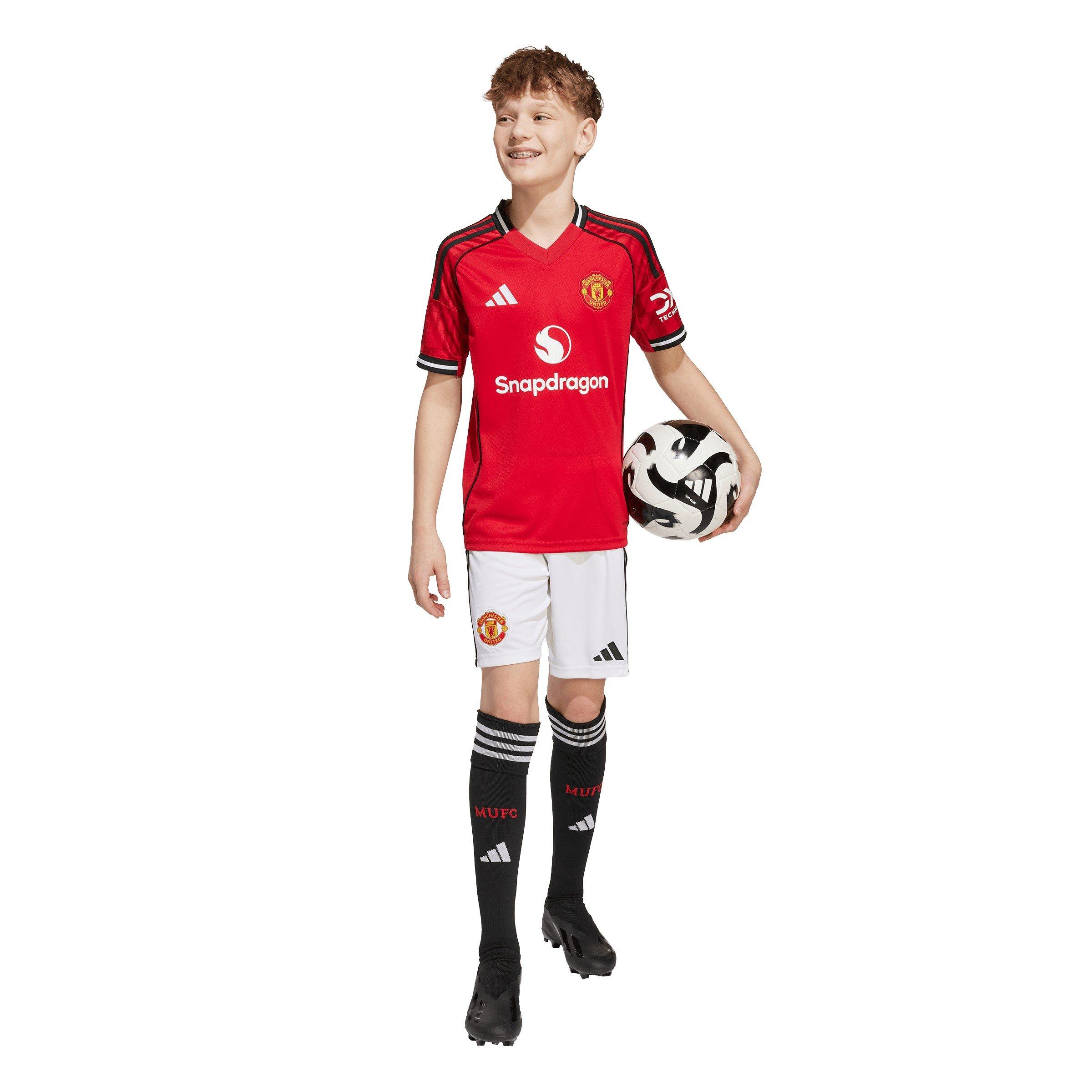 Red - adidas - Manchester United Home Shirt 2025 2026 Juniors - 7