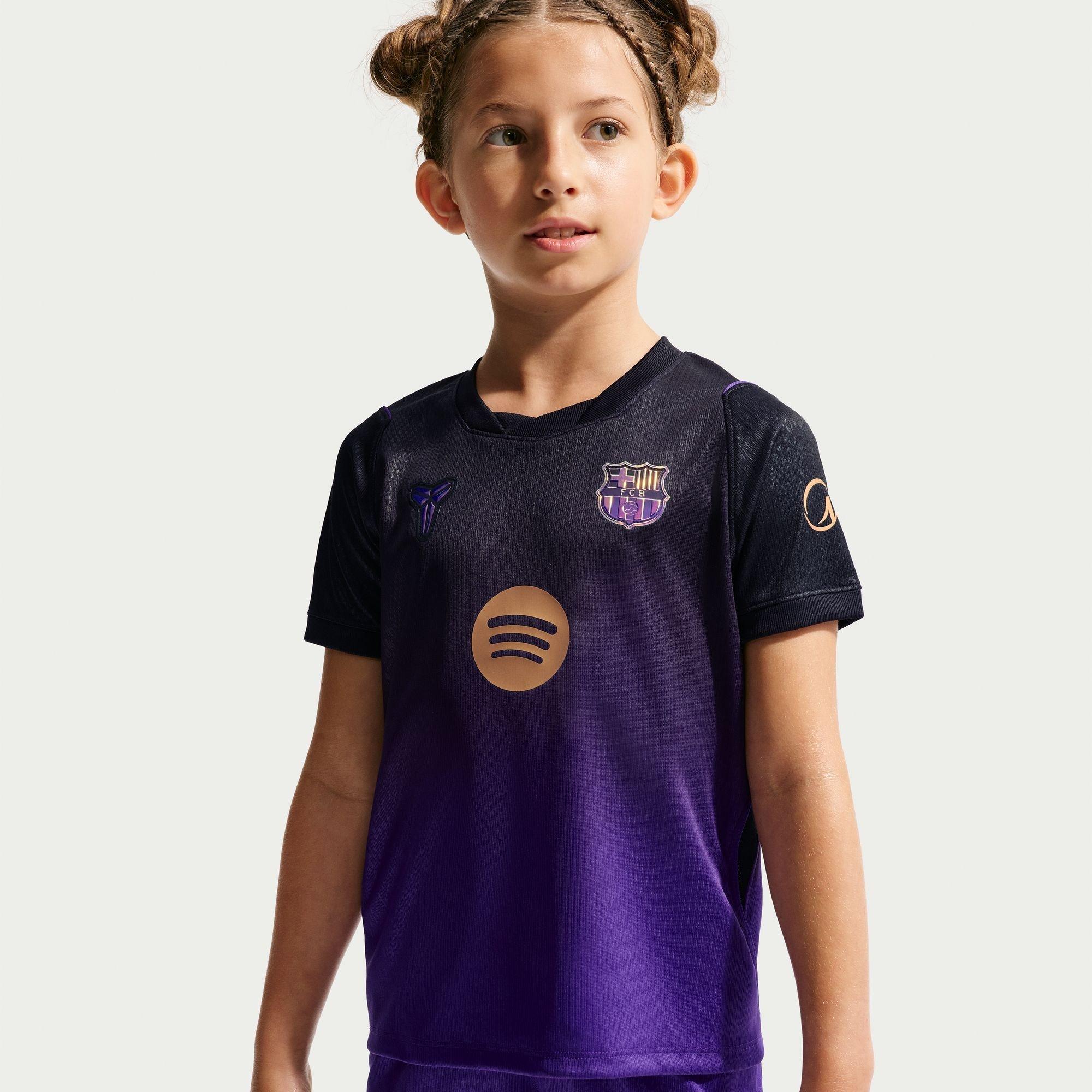 Purple/Black - Nike - FC Barcelona Away Mini Kit 2026/27 Infants - 8