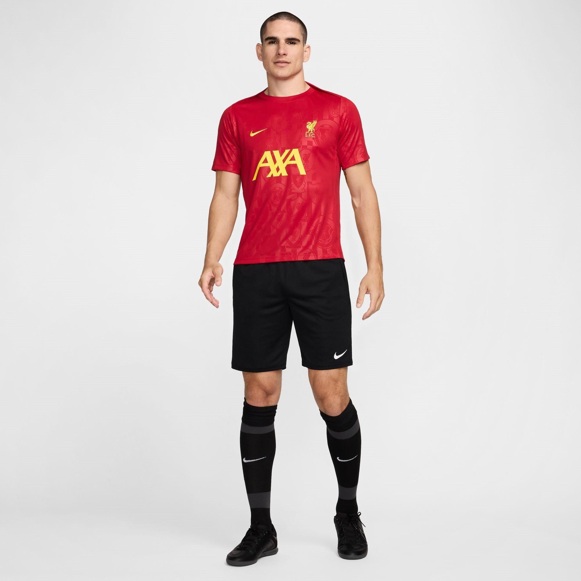 Red - Nike - Liverpool Academy Pro Pre Match Shirt 2024 2025 Adults - 7