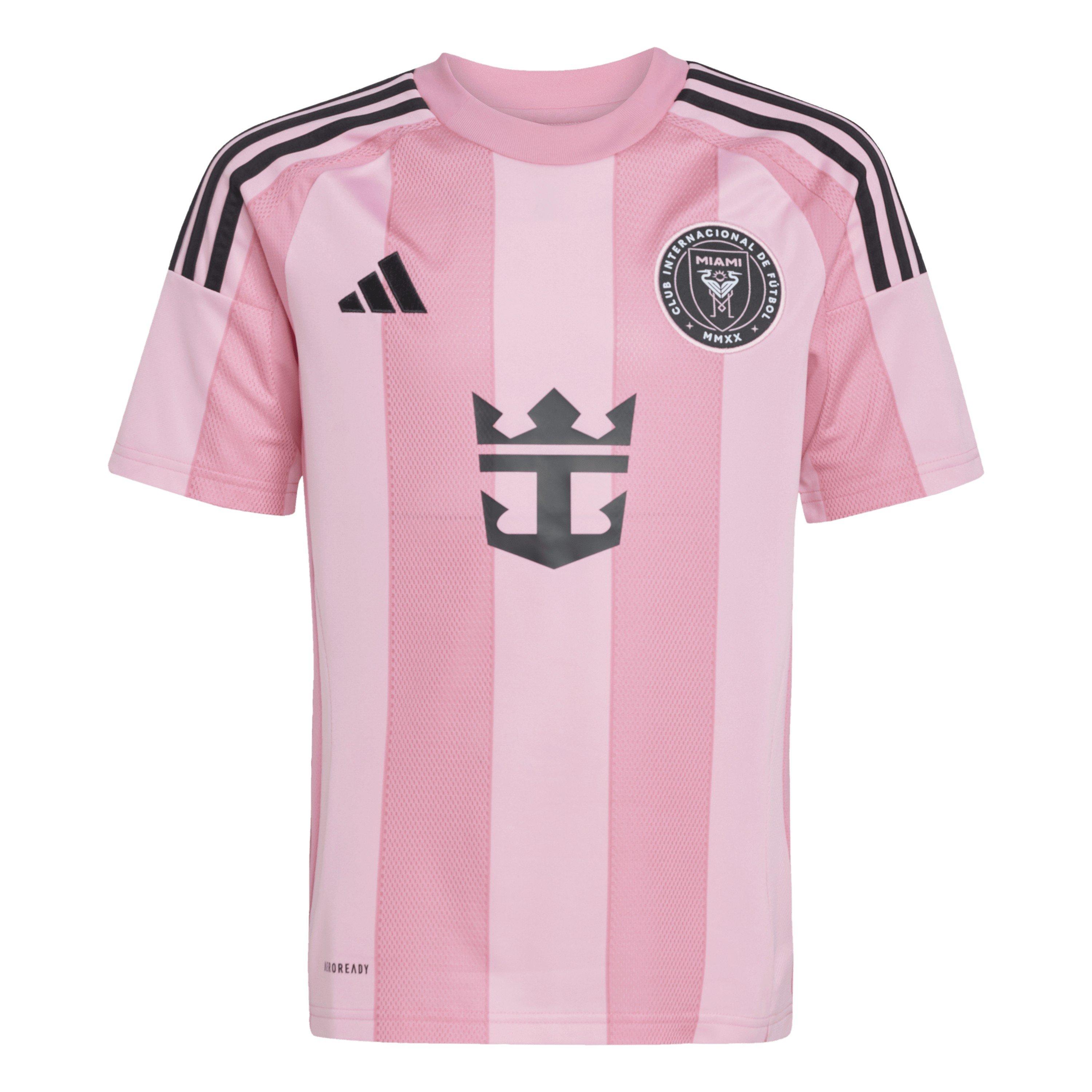 Pink/Black - adidas - Unisex Kids' Inter Miami CF Home 2025/26 Football Shirt - 1