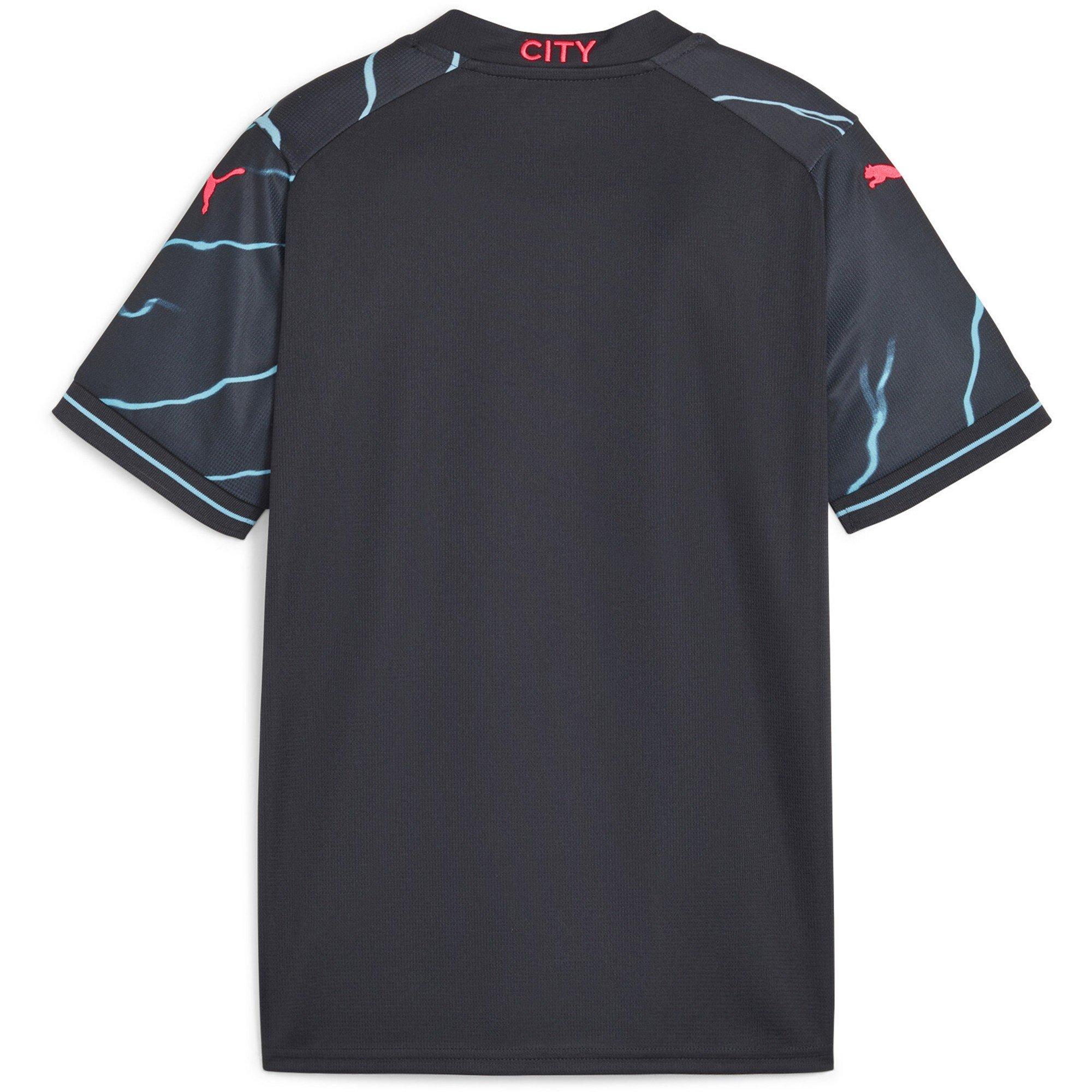 Dark Navy - Puma - Mcfc 3rd Jersey Replica Jr Football Shirt Unisex Kids - 2