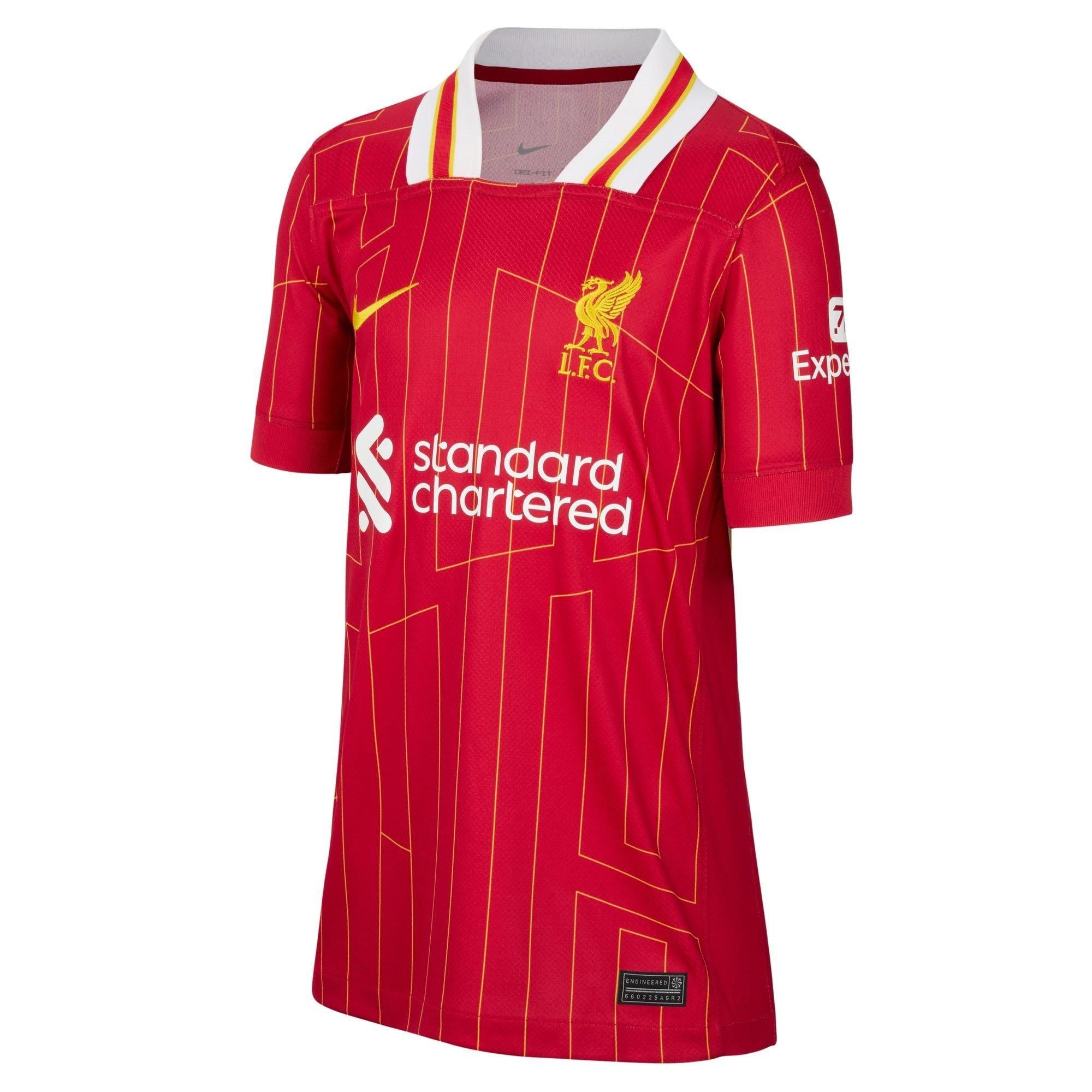 Crvena - Nike - Liverpool Home Shirt 2024 2025 Juniors - 1