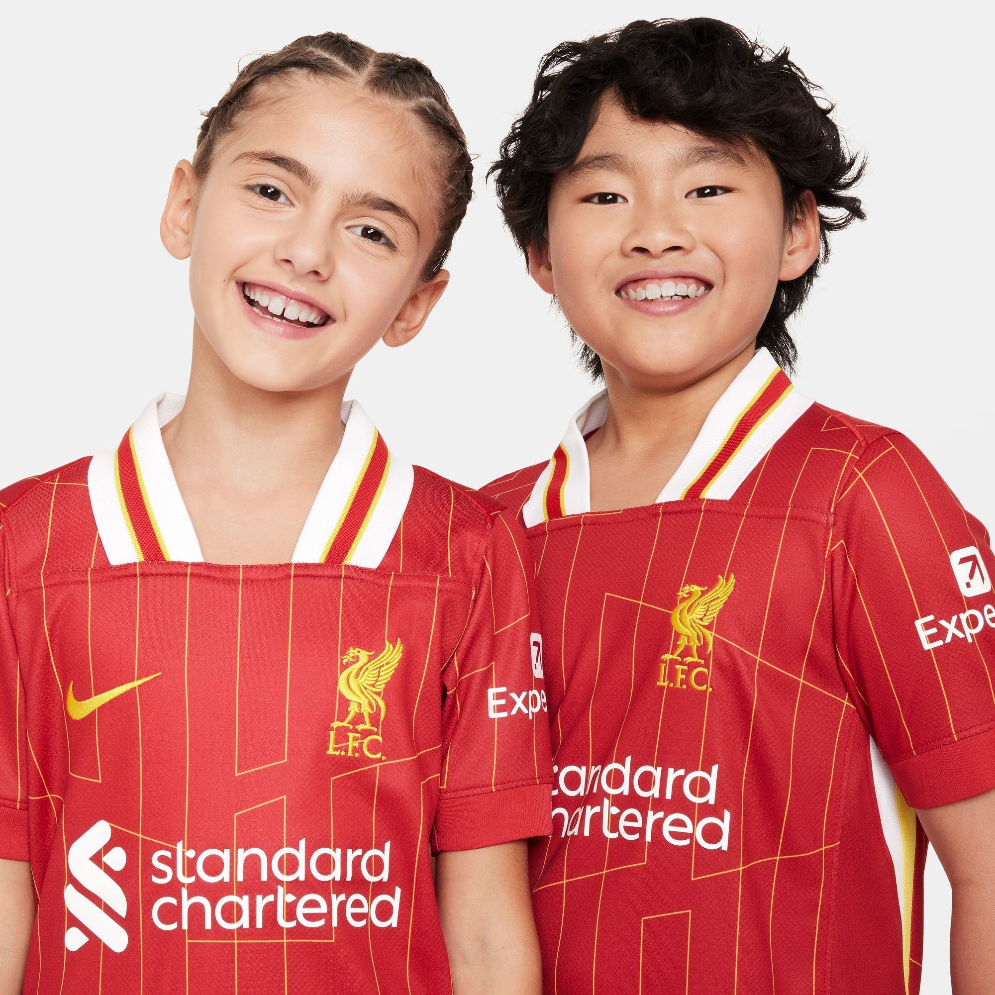 Rød - Nike - Liverpool Home Shirt 2024 2025 Juniors - 5