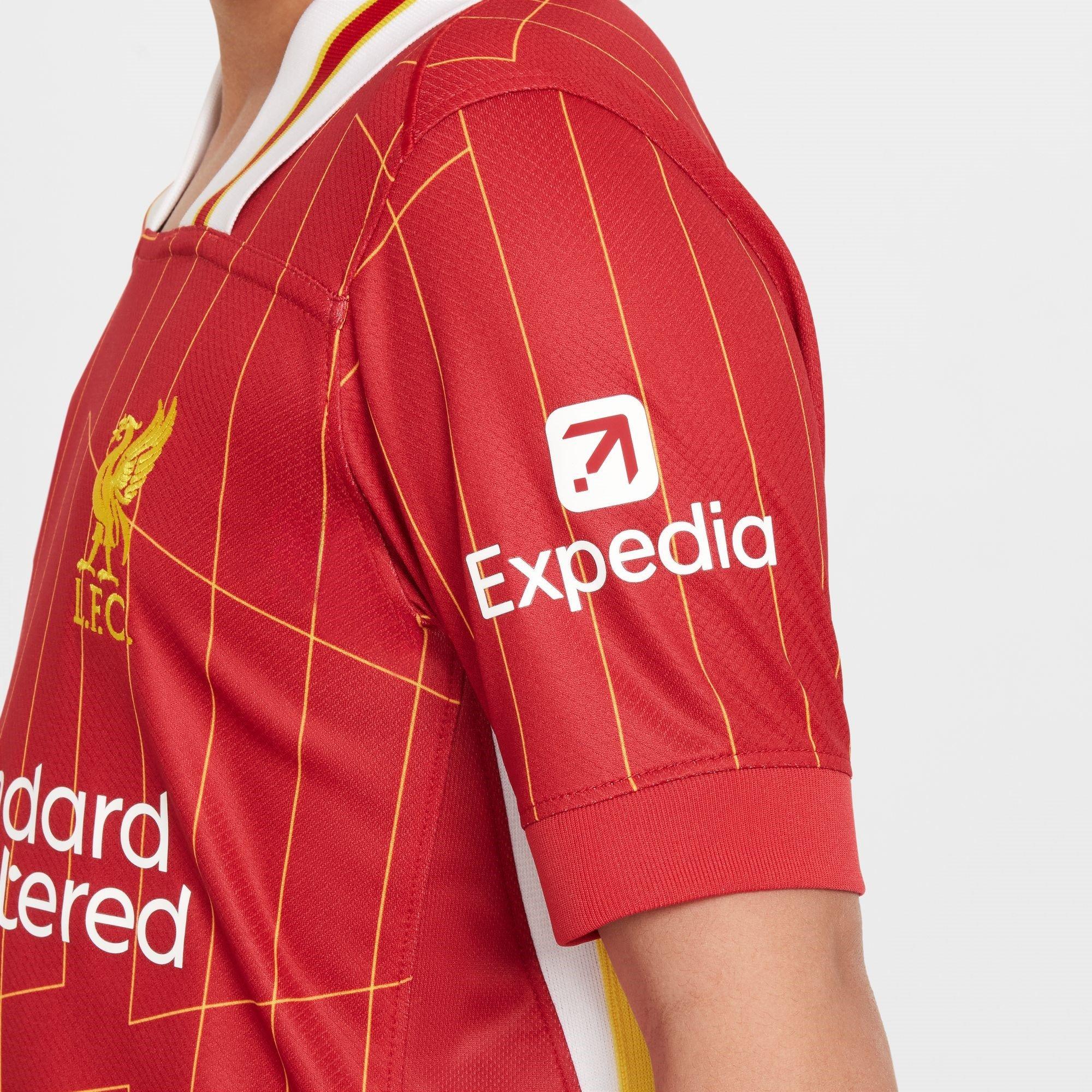 Rød - Nike - Liverpool Home Shirt 2024 2025 Juniors - 7