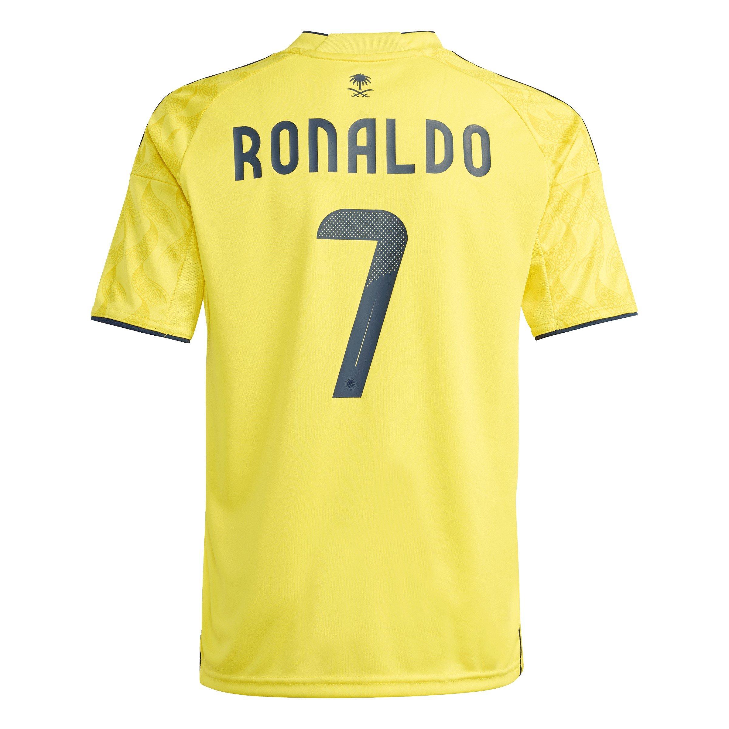 Yellow/Blue - adidas - Al Nassr  Ronaldo Home Shirt 2025 2026 Juniors - 2
