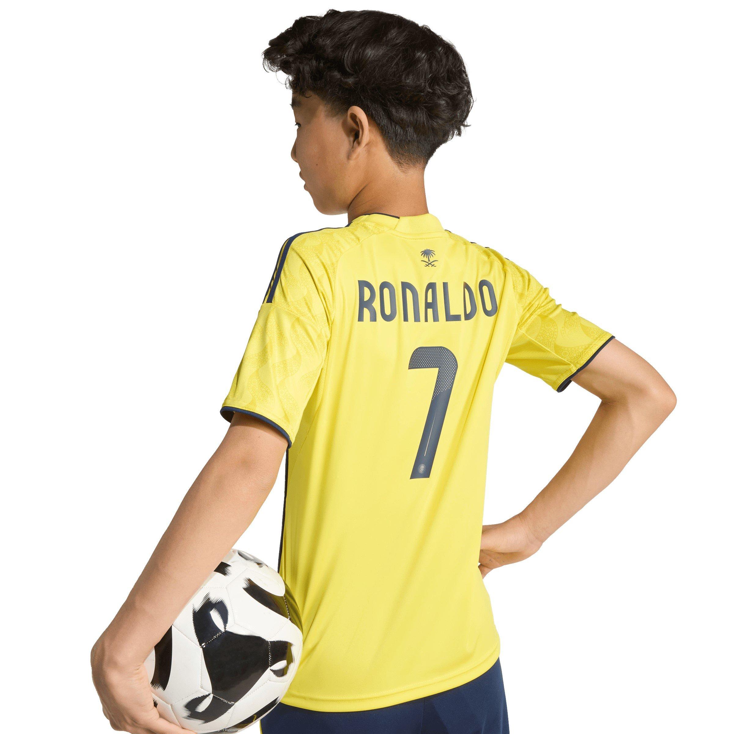 Yellow/Blue - adidas - Al Nassr  Ronaldo Home Shirt 2025 2026 Juniors - 6