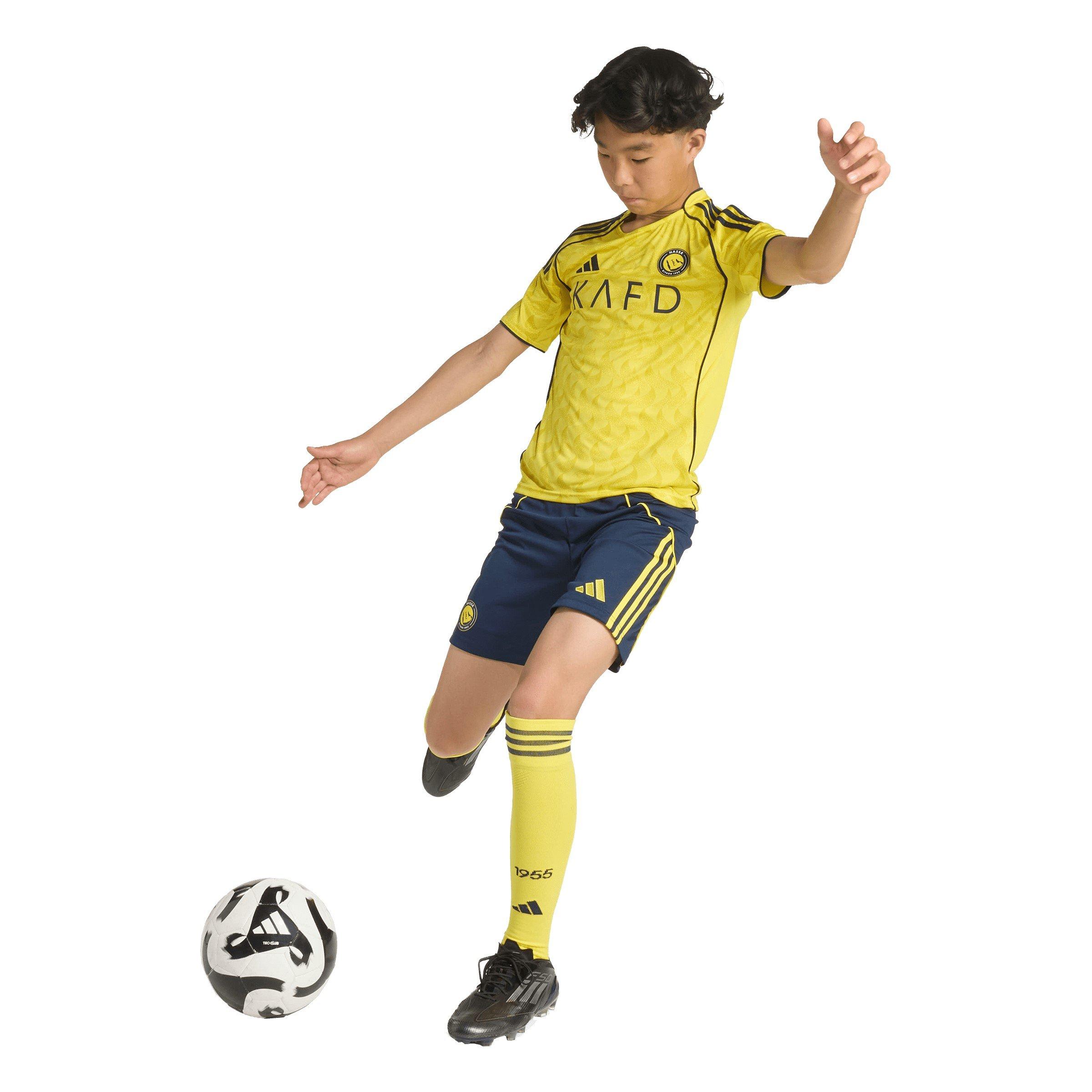 Yellow/Blue - adidas - Al Nassr  Ronaldo Home Shirt 2025 2026 Juniors - 7
