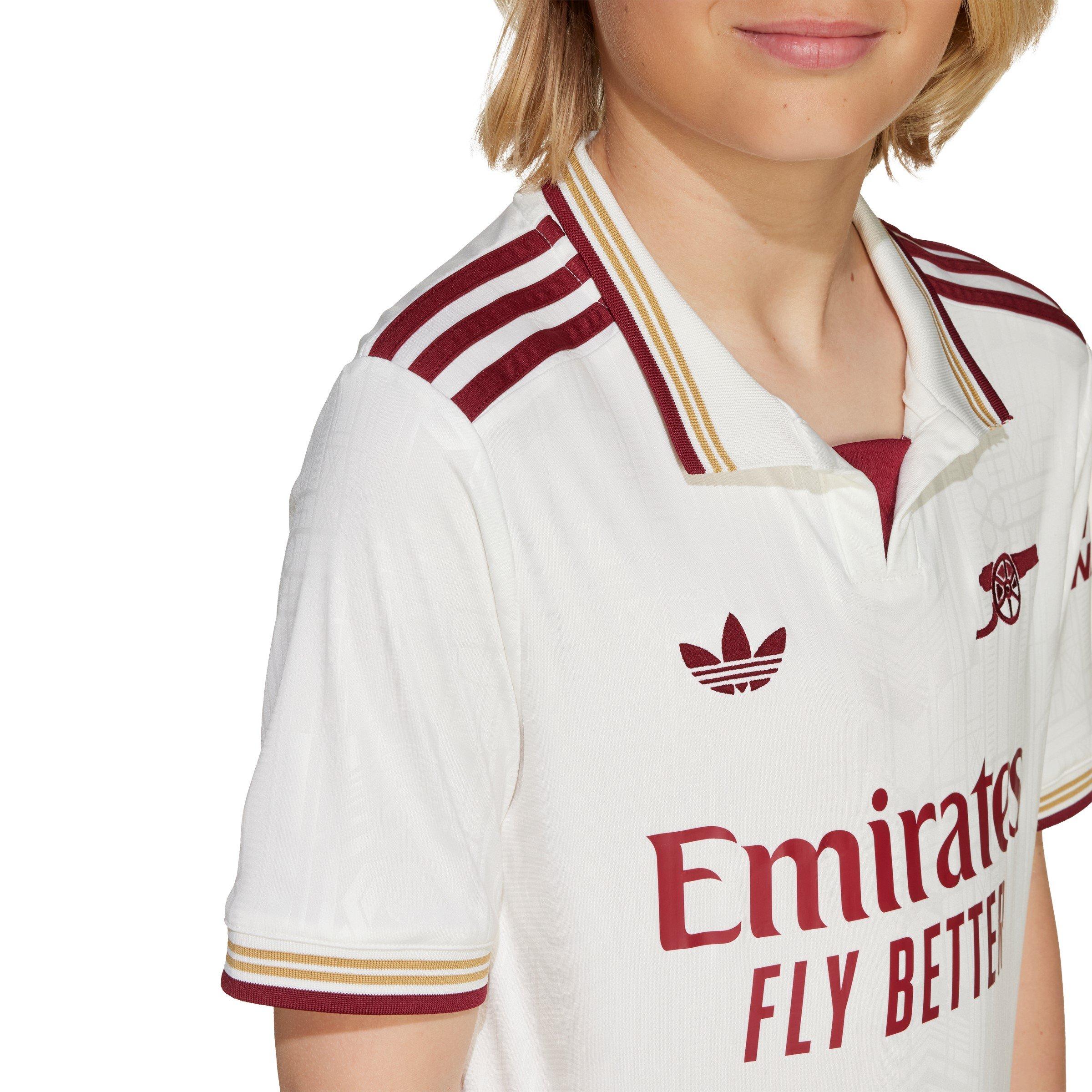 White/Red - adidas - Arsenal Third Shirt 2025 2026 Juniors - 8