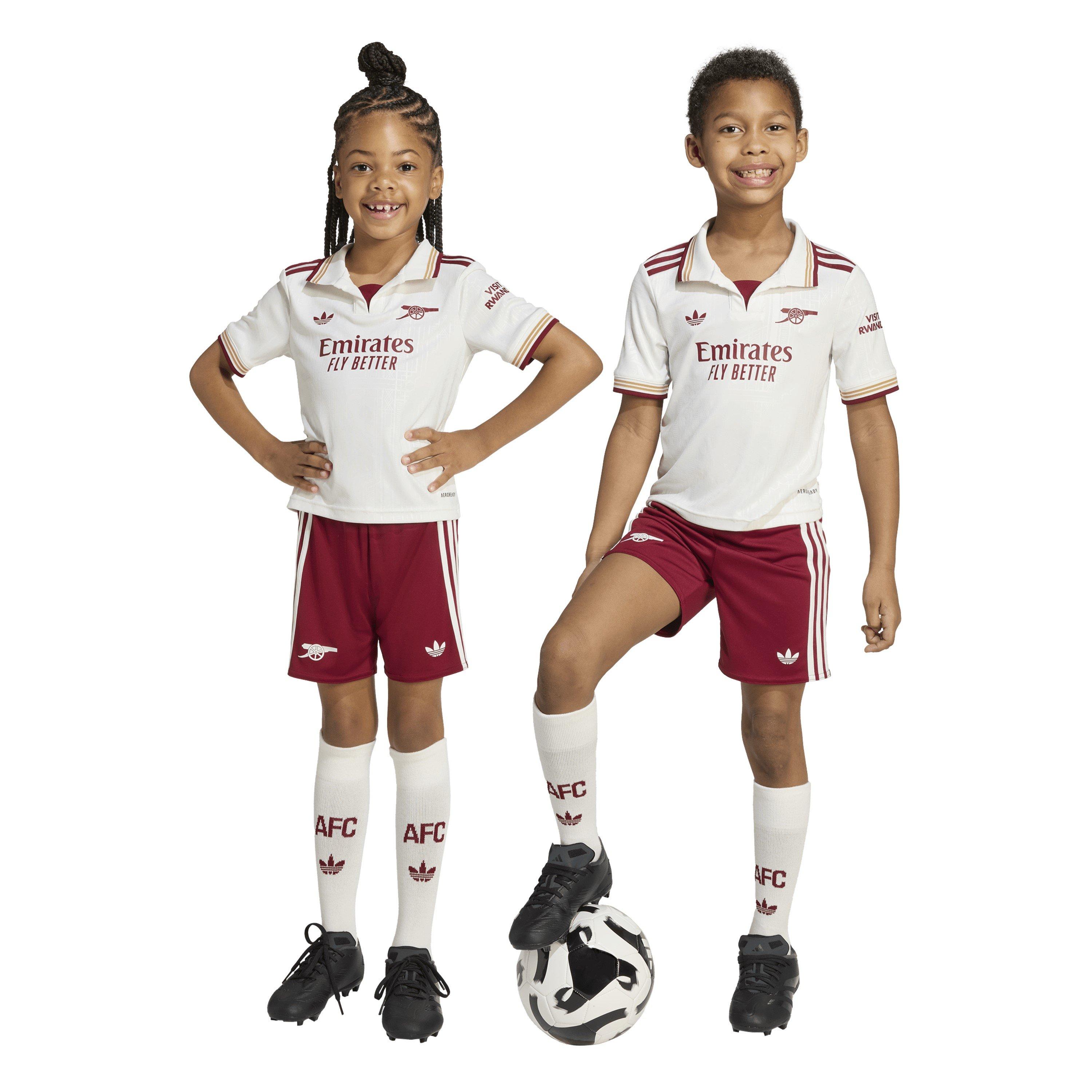 Bijelo/Crveno - adidas - Arsenal Third Mini Kit 2025 2026 Infants - 3
