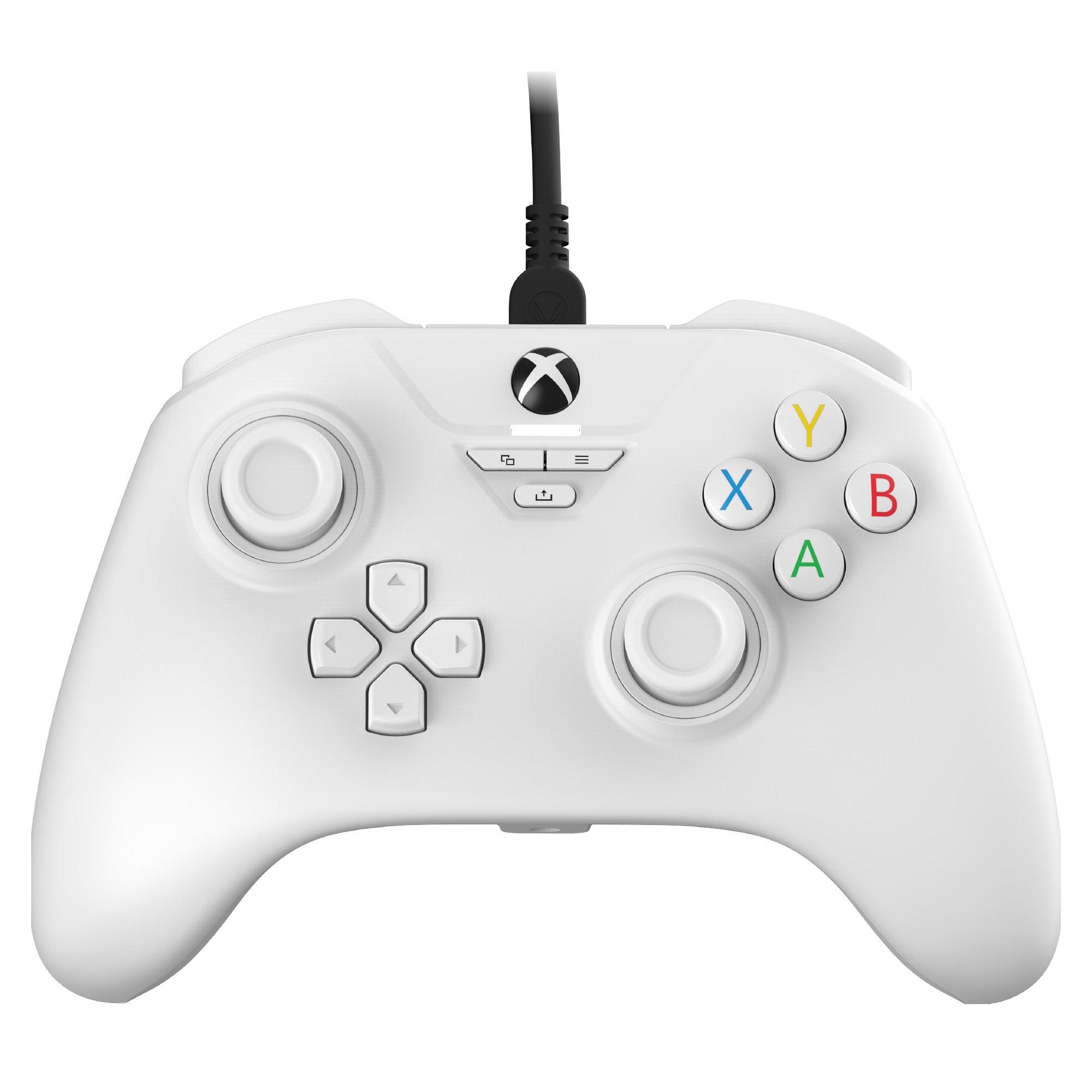 White - Snakebyte - Wired Xbox Gamepad Controller - 1