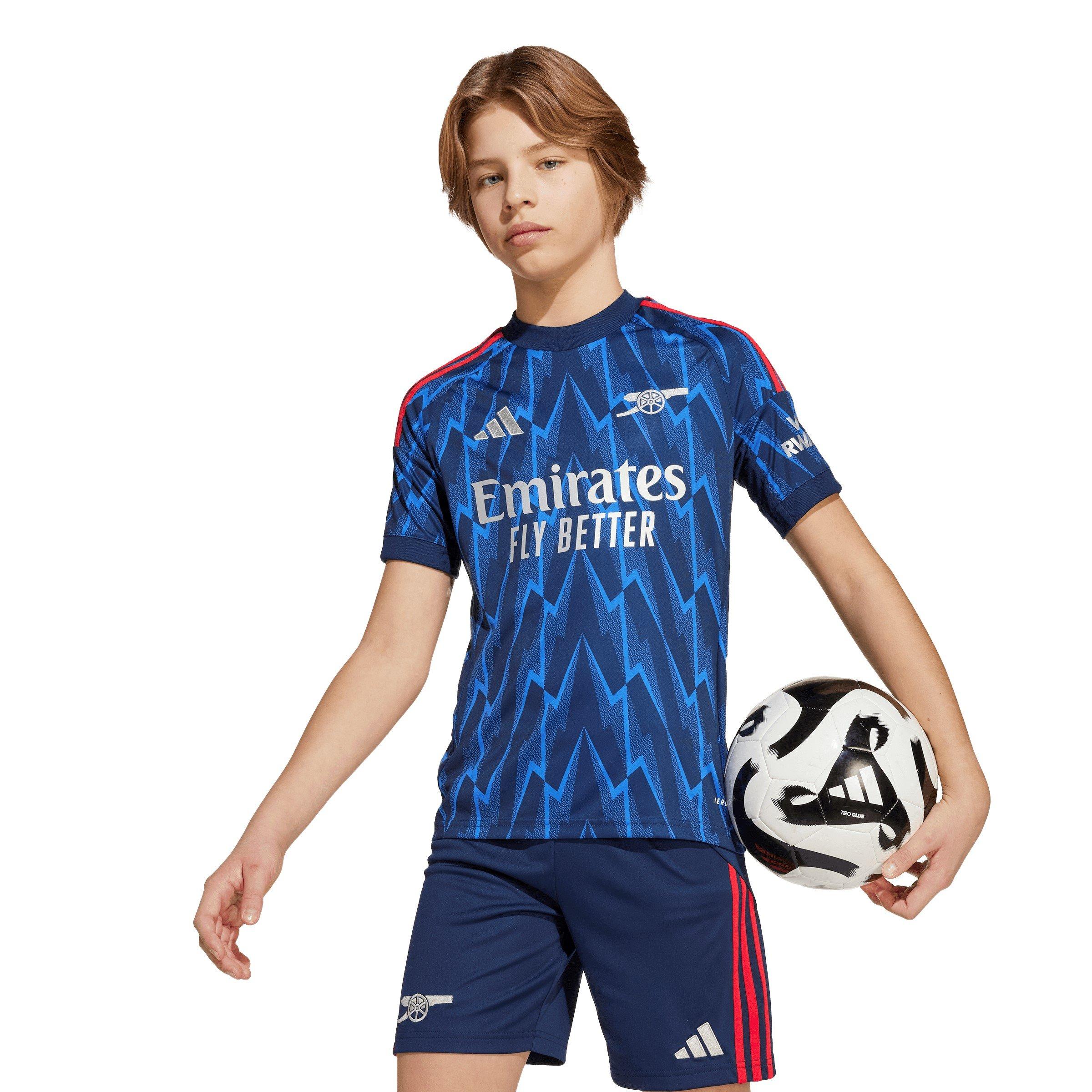 Blue/Grey - adidas - Arsenal Away Football Shirt 2025 2026 Juniors - 5
