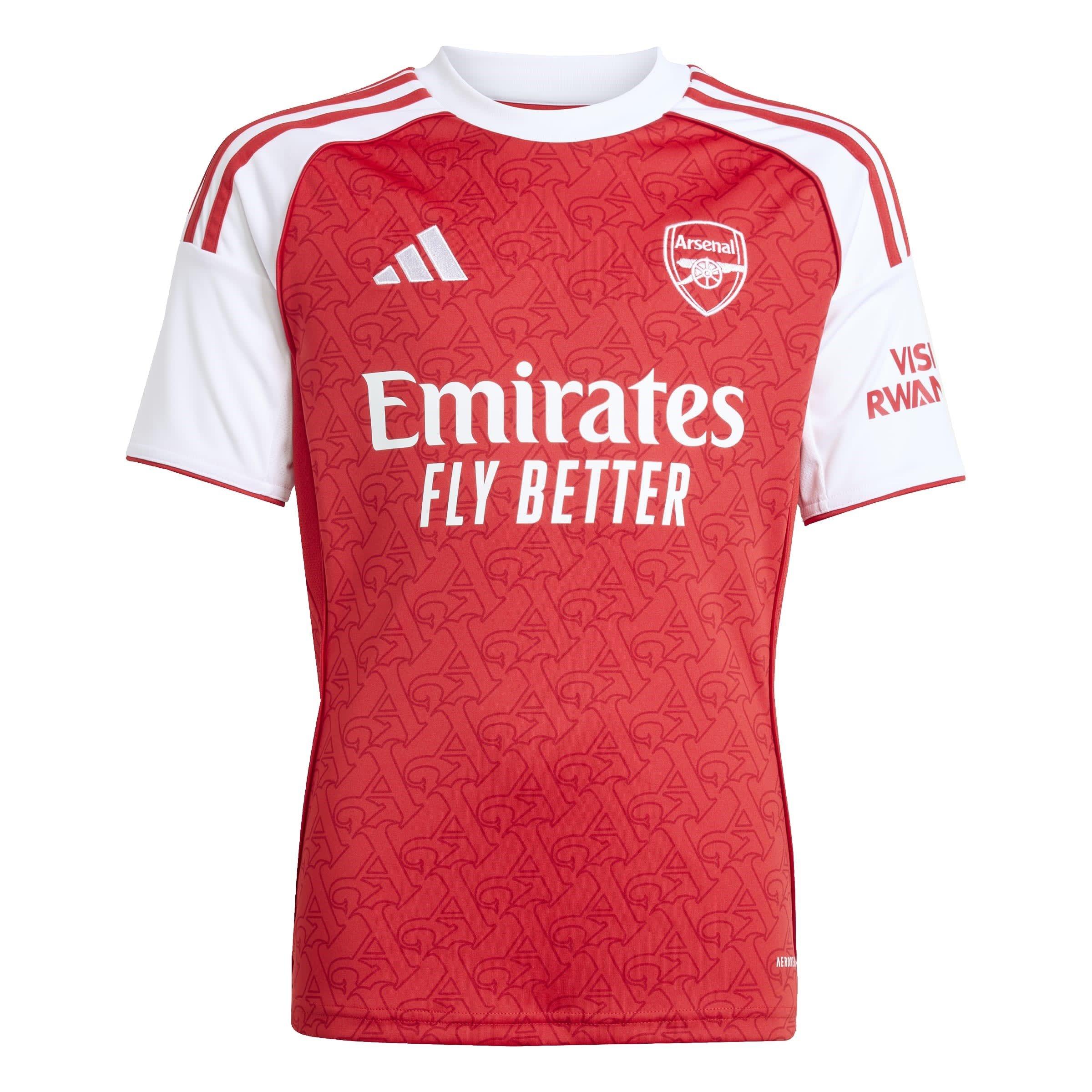 Red/White - adidas - Arsenal Home Shirt 2025 2026 Juniors - 1