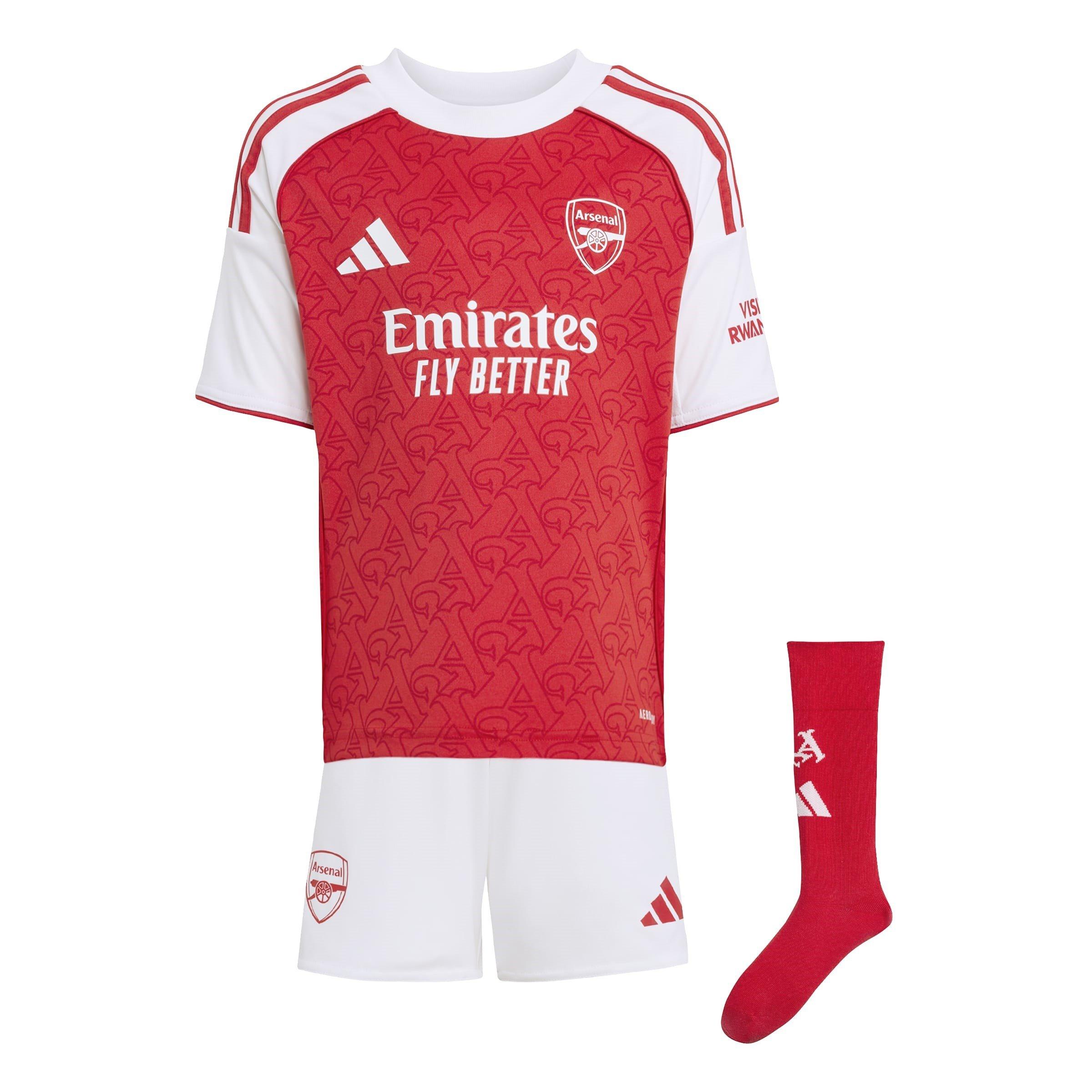 Red/White - adidas - Arsenal Home Mini Kit 2025 2026 Infants - 1