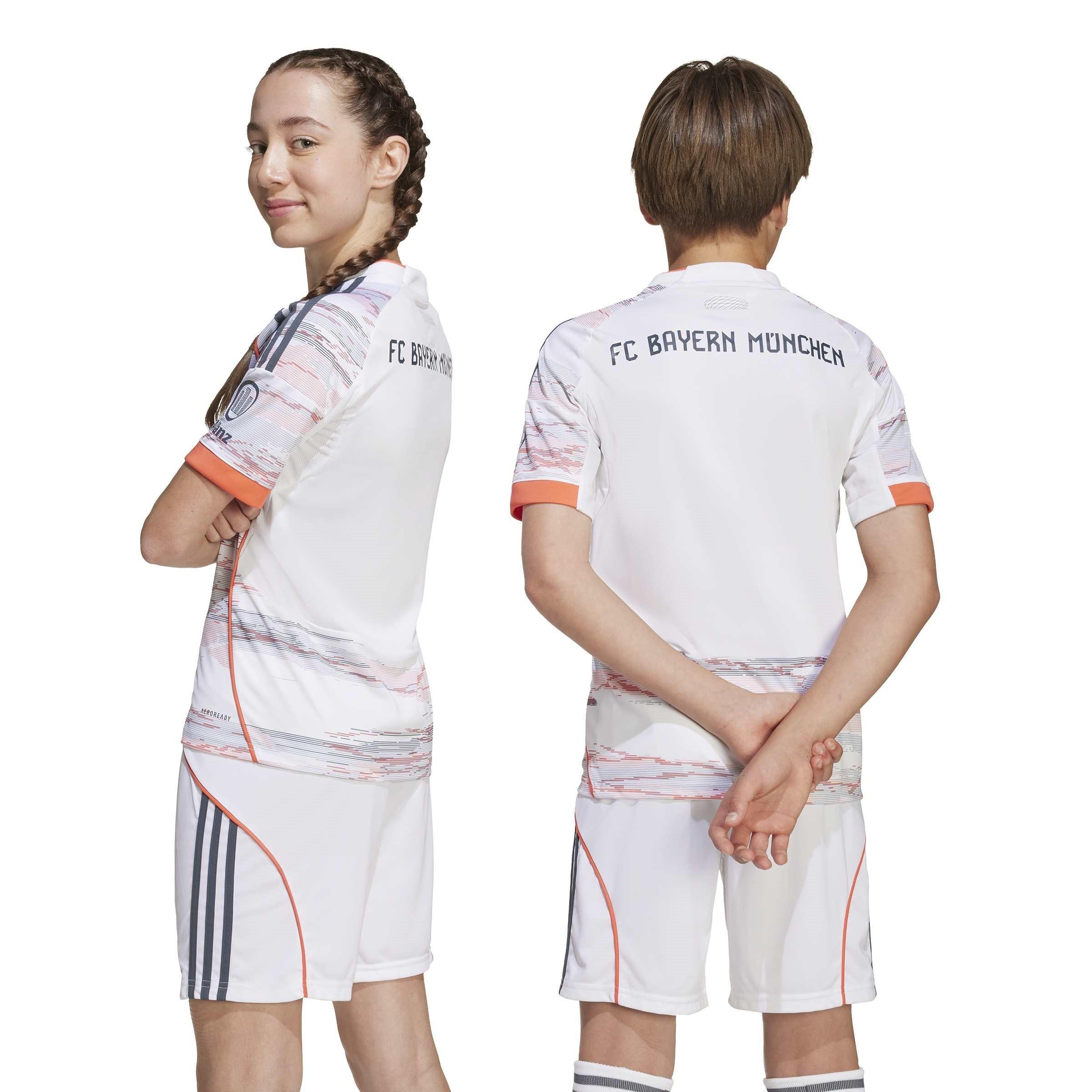 Wit - adidas - Bayern Munich Away Shirt 2025 2026 Juniors - 4