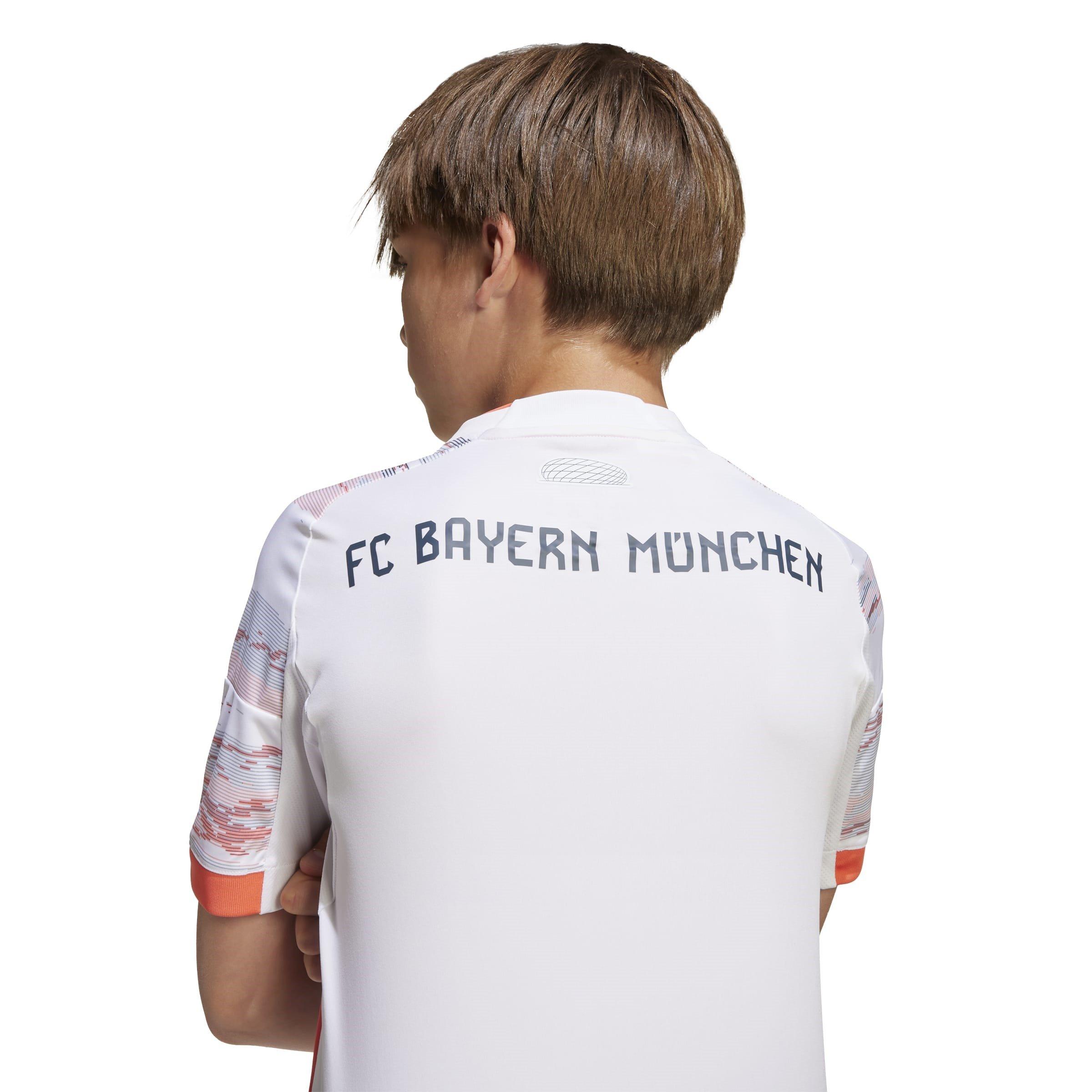 Wit - adidas - Bayern Munich Away Shirt 2025 2026 Juniors - 9