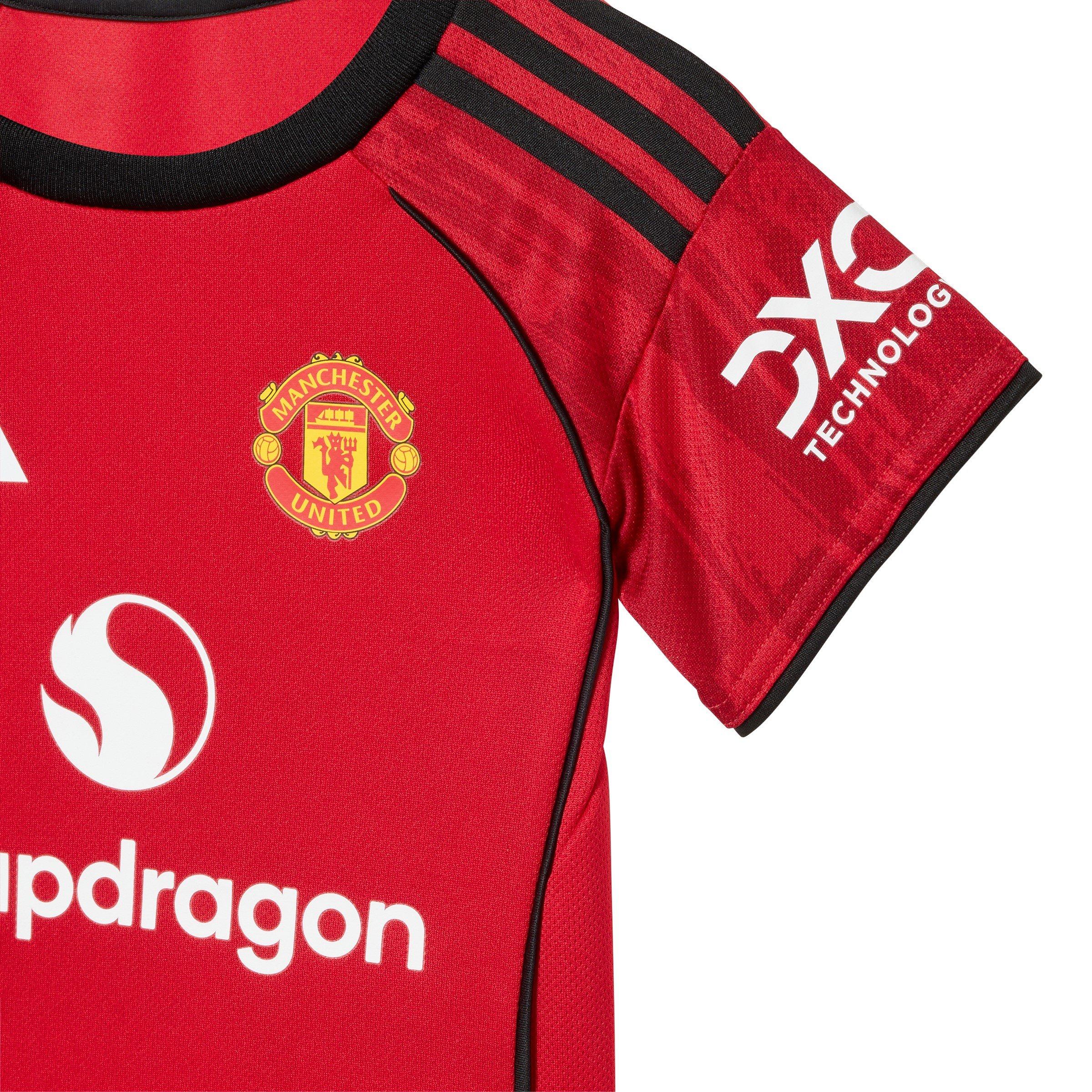 Rot - adidas - Manchester United Home 2025 2026 Minikit Babies - 5