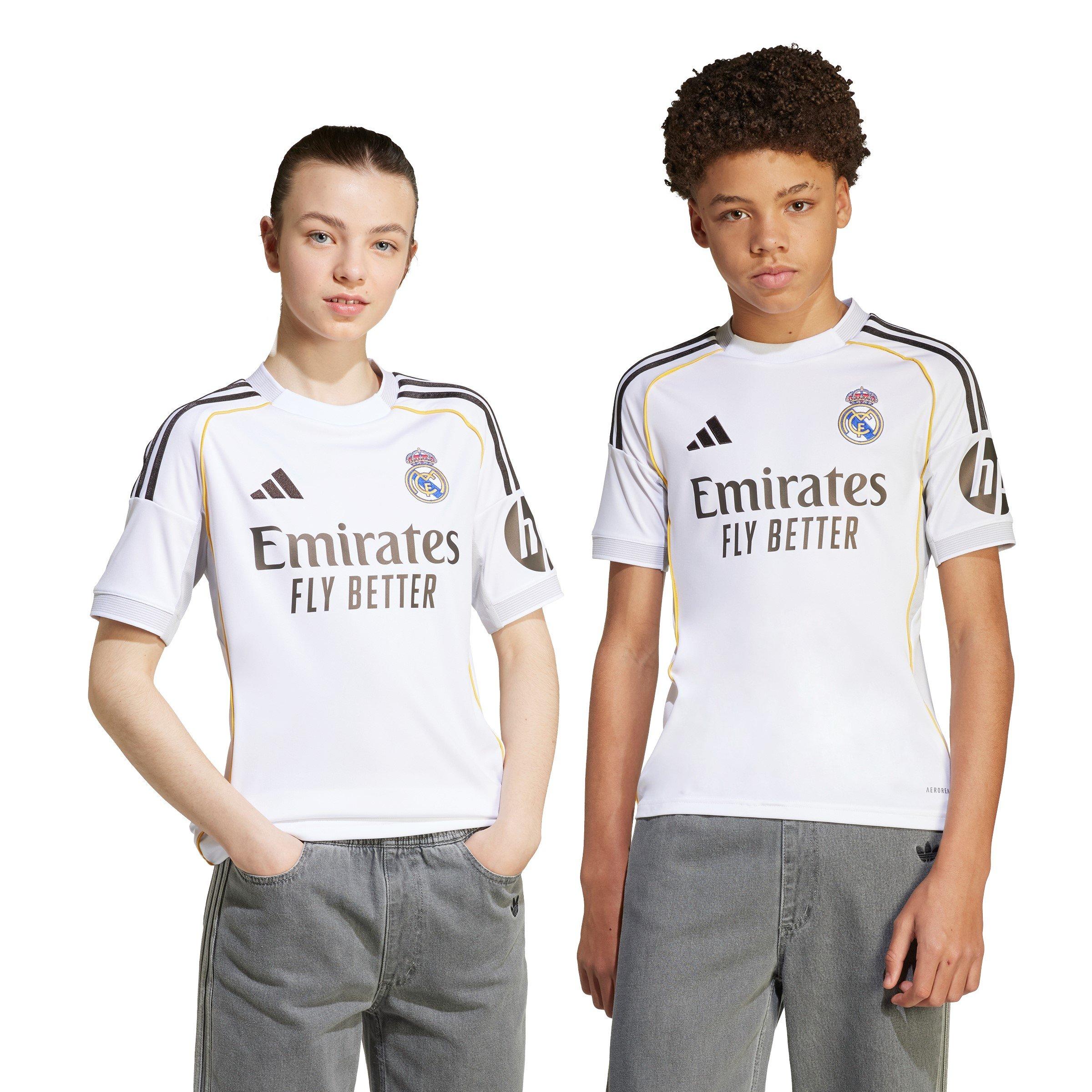 White - adidas - Real Madrid Home Shirt 2025 2026 Juniors - 3