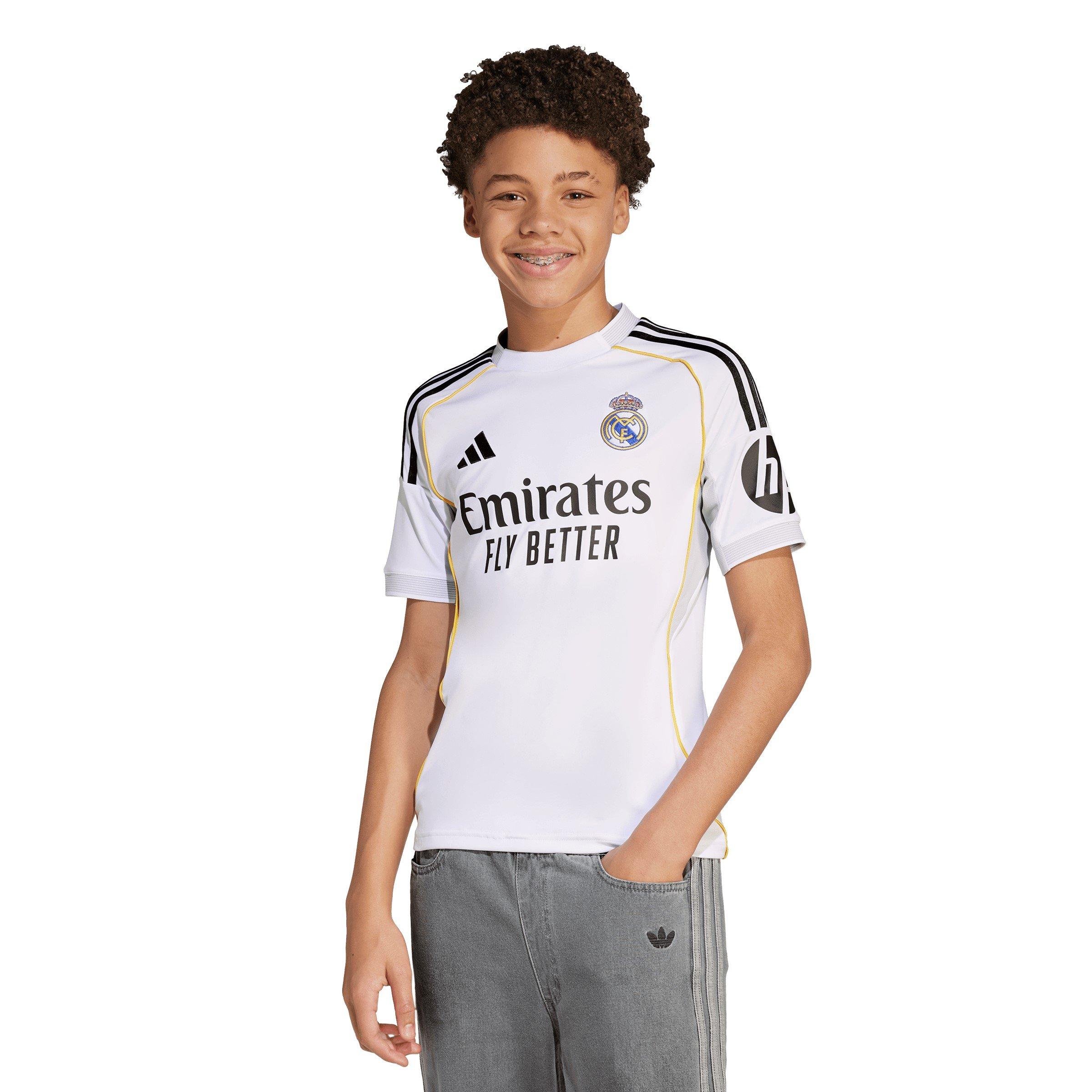 White - adidas - Real Madrid Home Shirt 2025 2026 Juniors - 5