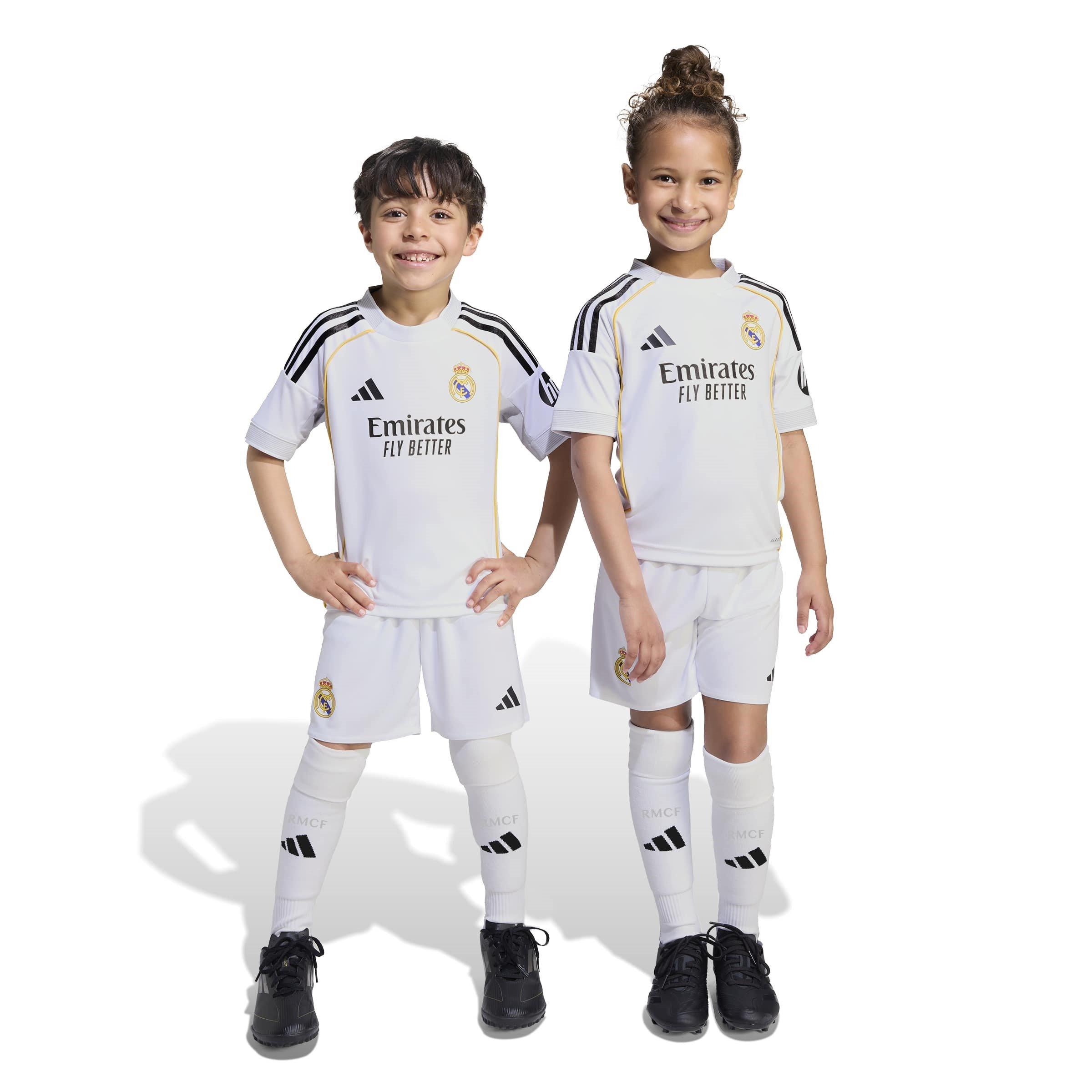 White - adidas - Real Madrid Home Minikit 2025 2026 Infants - 3