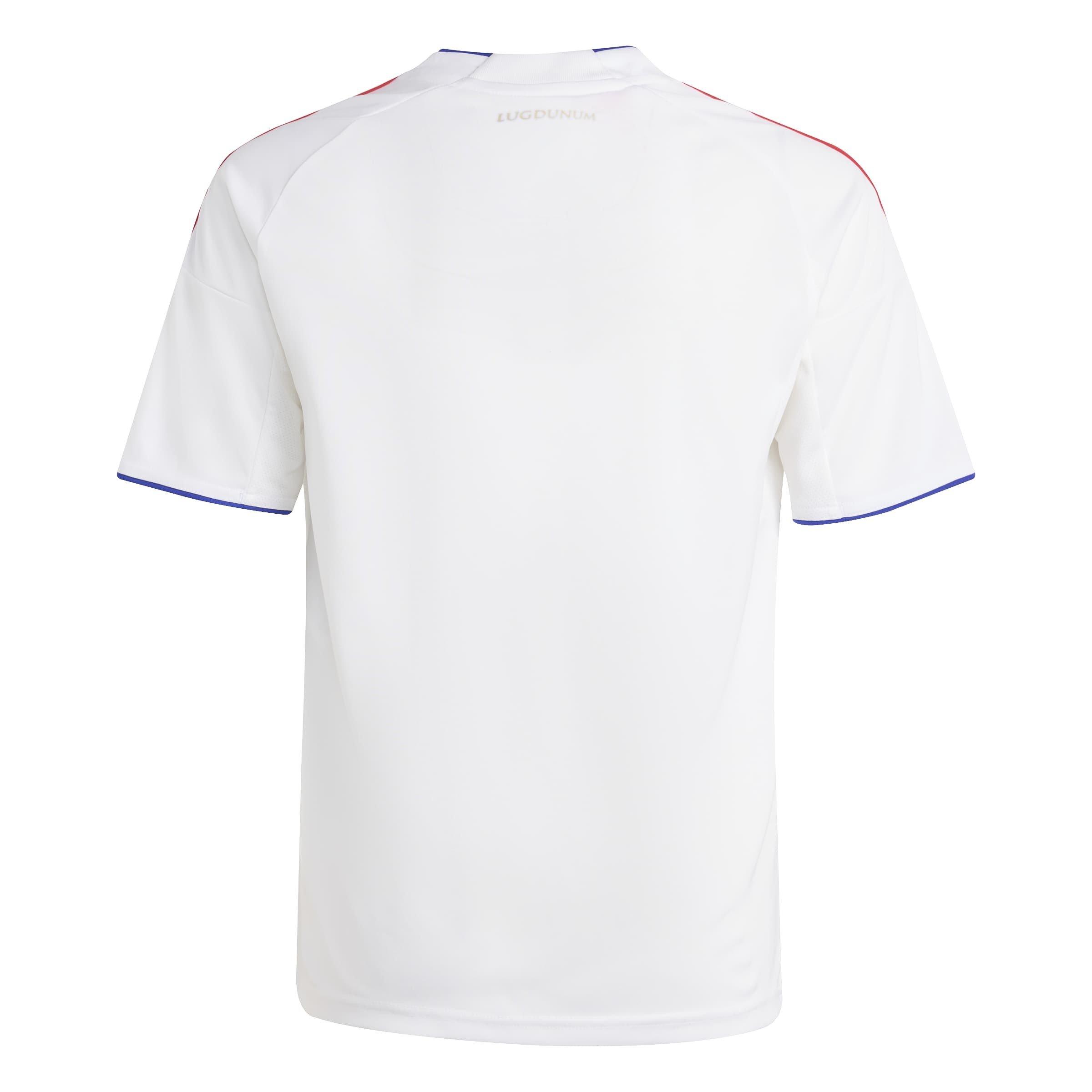 White - adidas - Lyon Home Shirt 2025 2026 Juniors - 2