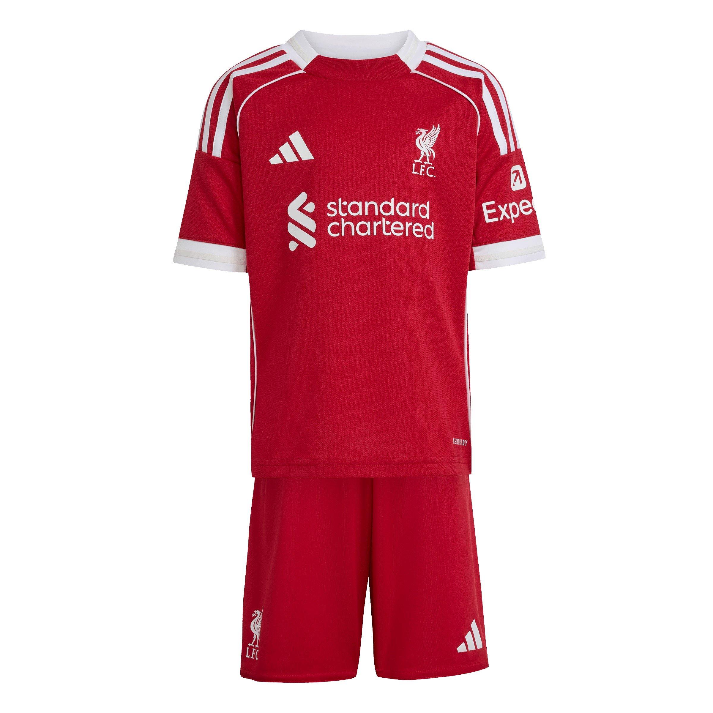 Red - adidas - Liverpool Home Minikit 2025 2026 Infants - 1