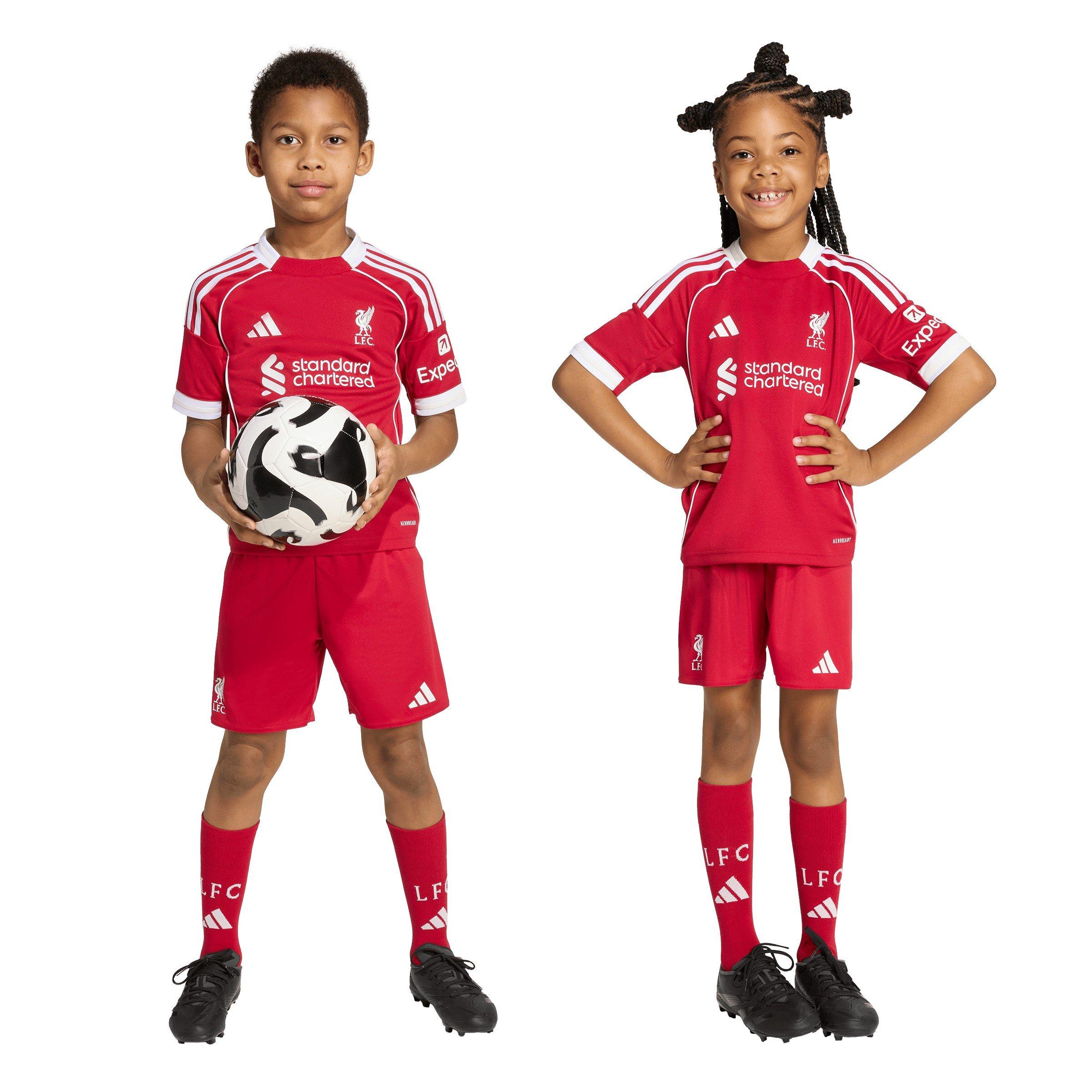 Rood - adidas - Liverpool Home Minikit 2025 2026 Infants - 3