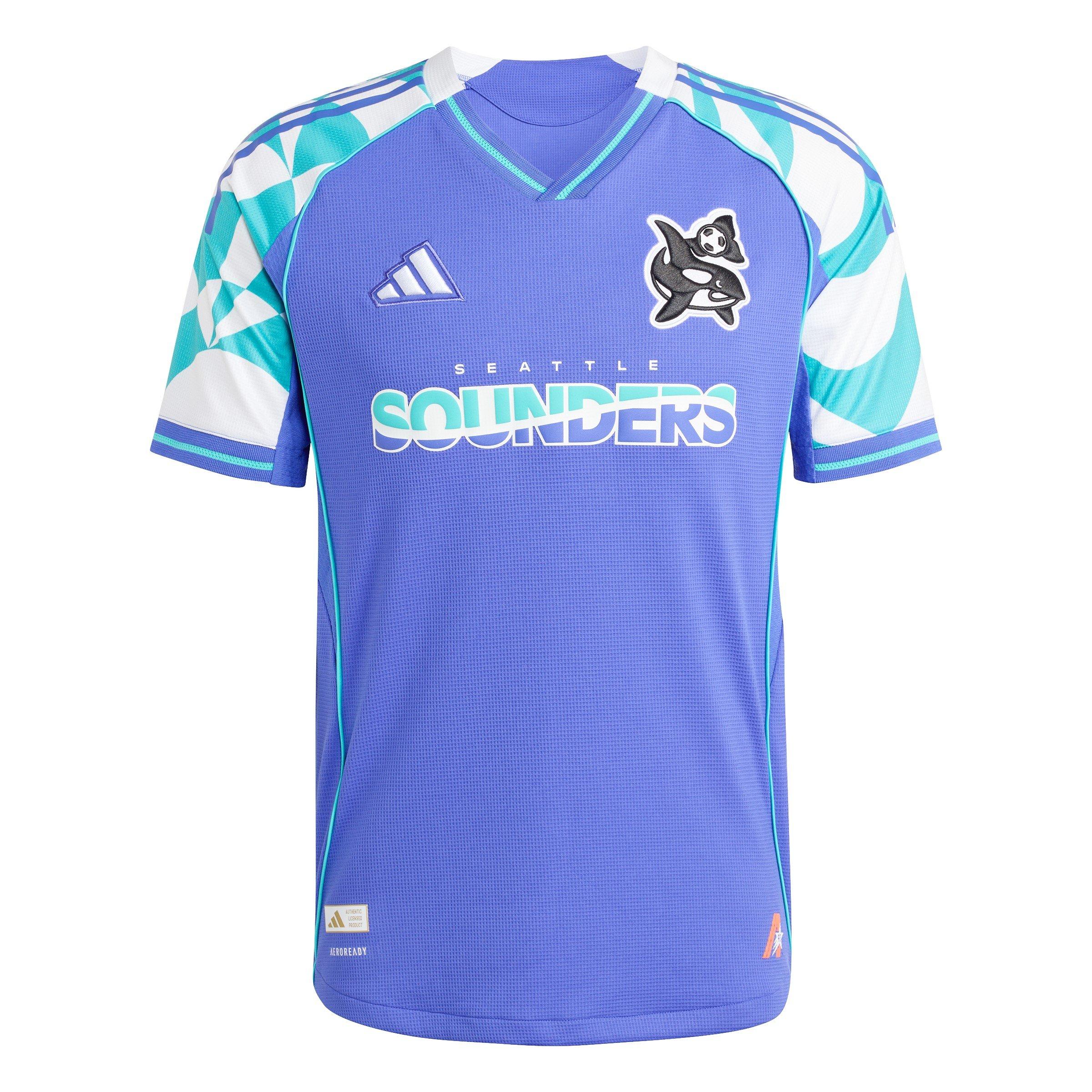 Blue - adidas - Seattle Sounders Authentic Third Shirt 2025 2026 Adults - 1