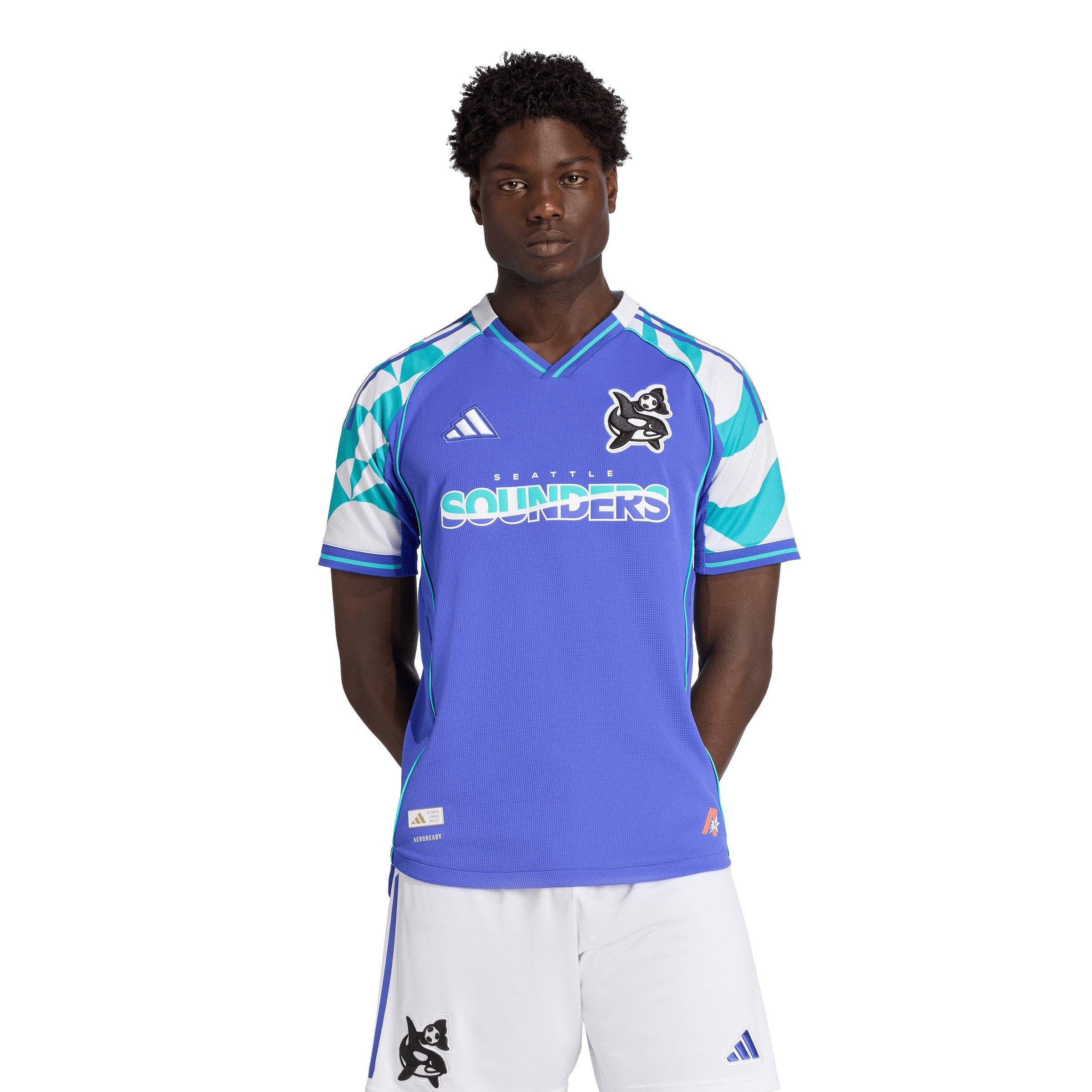 Blue - adidas - Seattle Sounders Authentic Third Shirt 2025 2026 Adults - 3