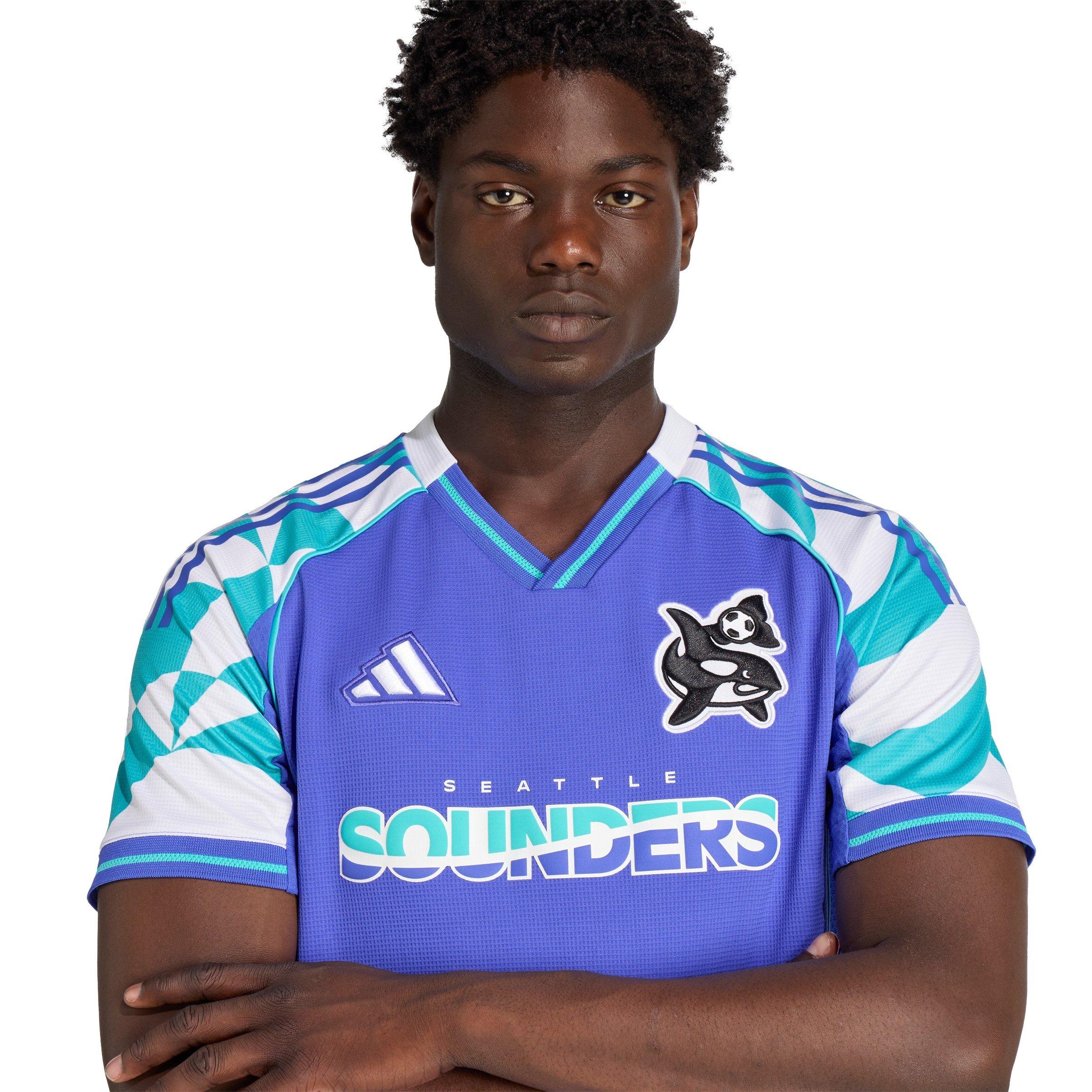 Blue - adidas - Seattle Sounders Authentic Third Shirt 2025 2026 Adults - 6