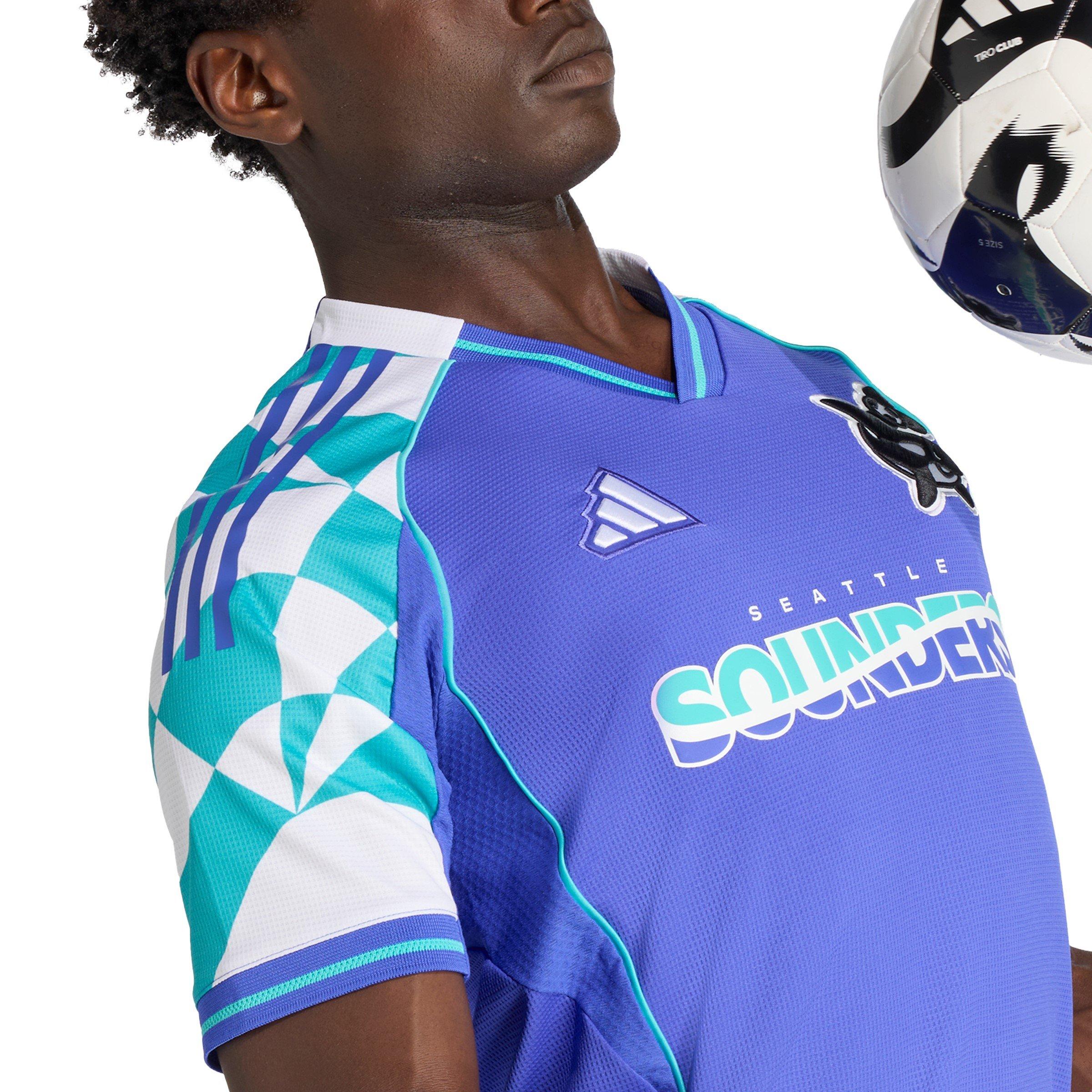 Blue - adidas - Seattle Sounders Authentic Third Shirt 2025 2026 Adults - 8