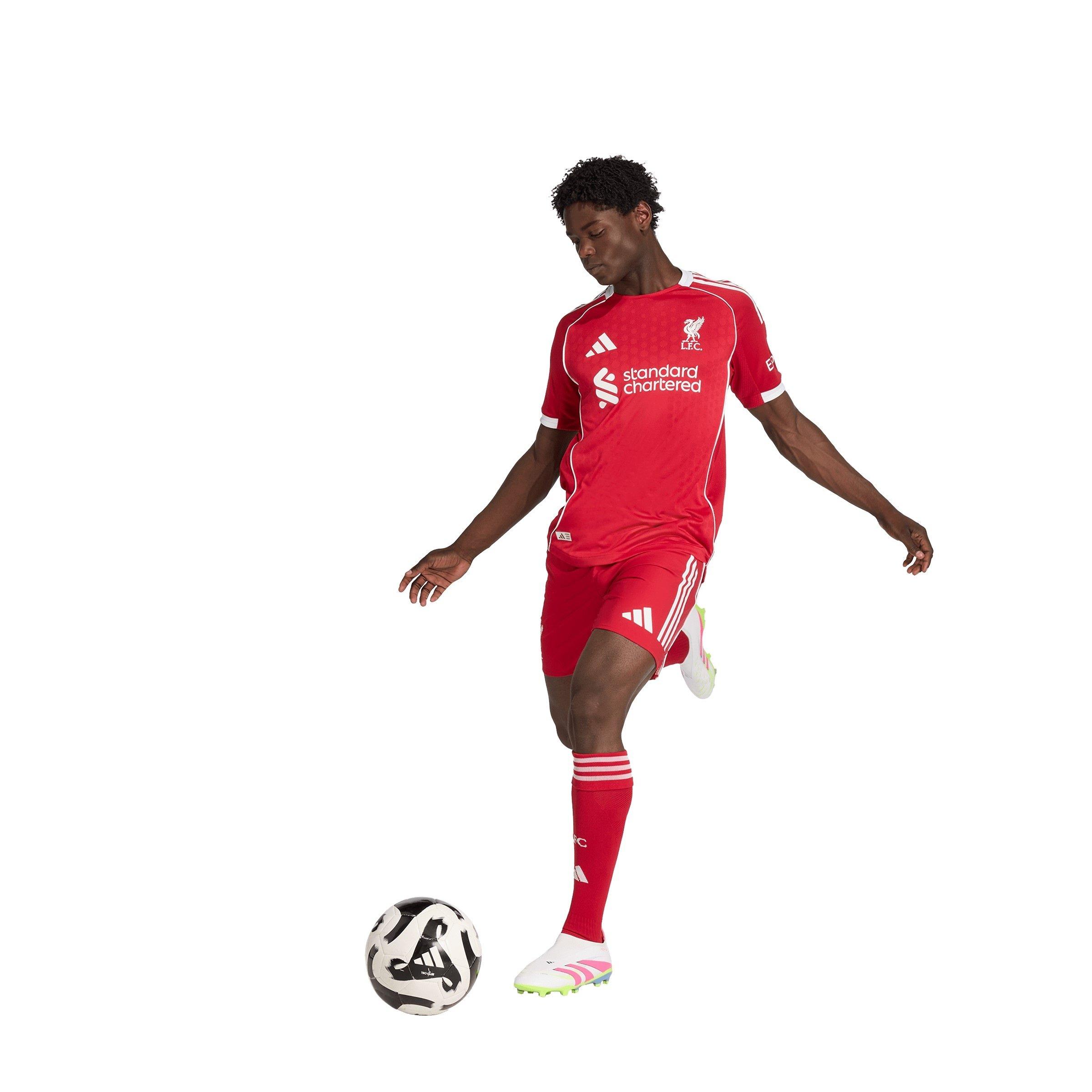 Rosso - adidas - Liverpool Authentic Home Shirt 2025 2026 Adults - 5