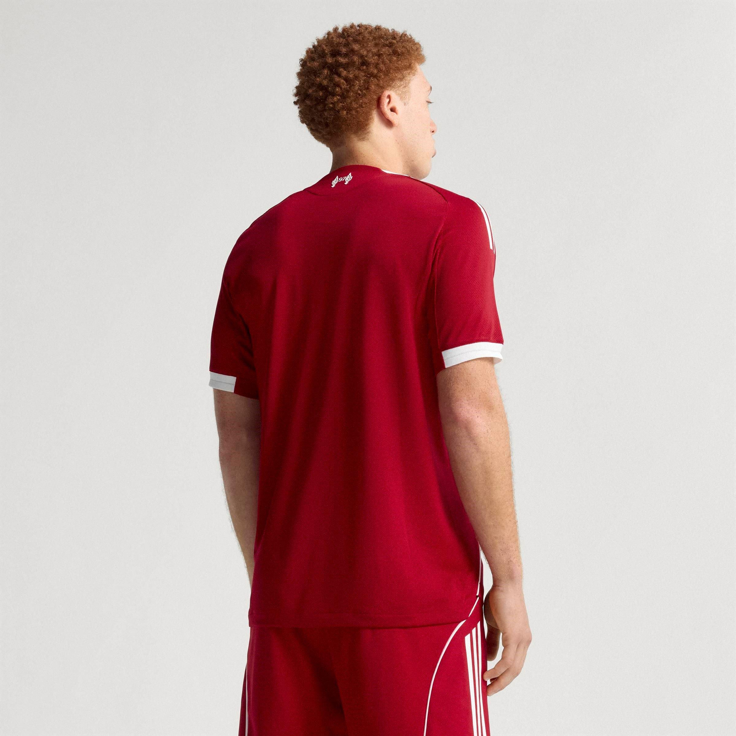 Rosso - adidas - Liverpool Authentic Home Shirt 2025 2026 Adults - 10