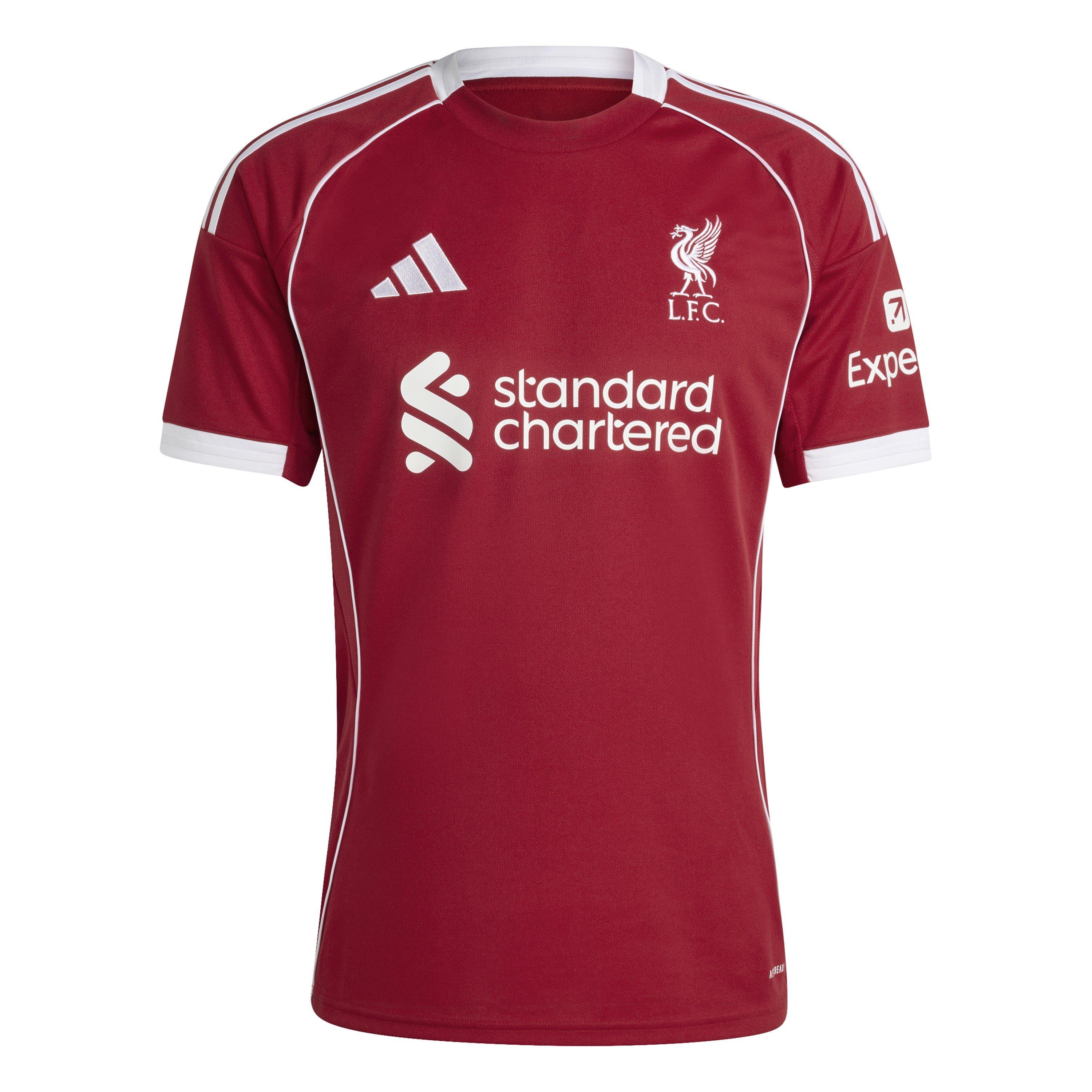 Rød - adidas - Liverpool Home Shirt 2025 2026 Adults - 1