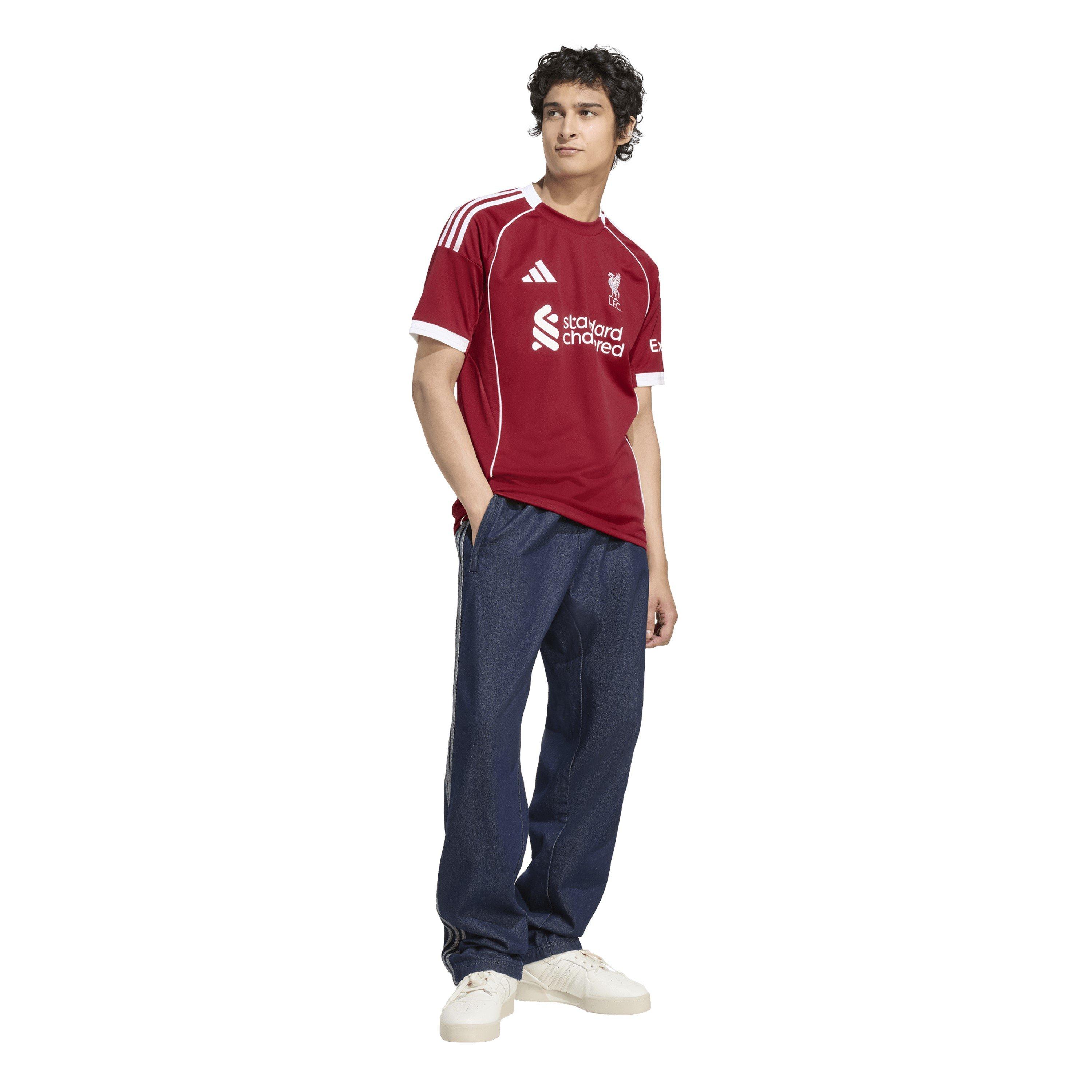 Rosso - adidas - Liverpool Home Shirt 2025 2026 Adults - 7