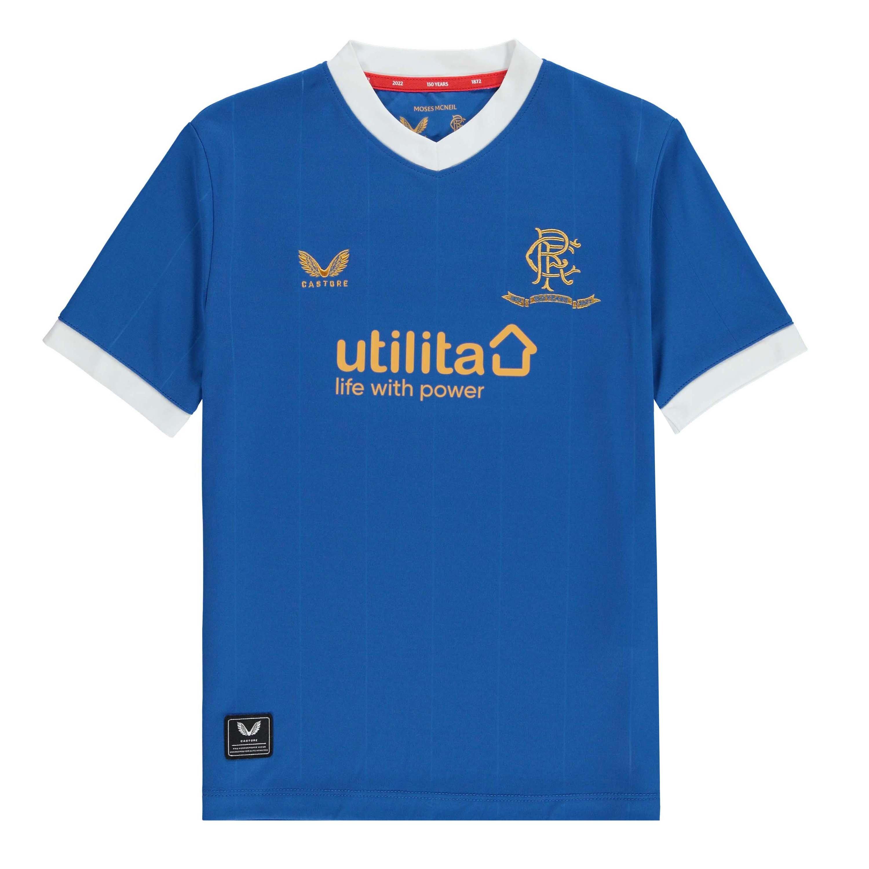 Blu/Bianco - Castore - Rangers Home Mini Kit 2021 2022 - 2