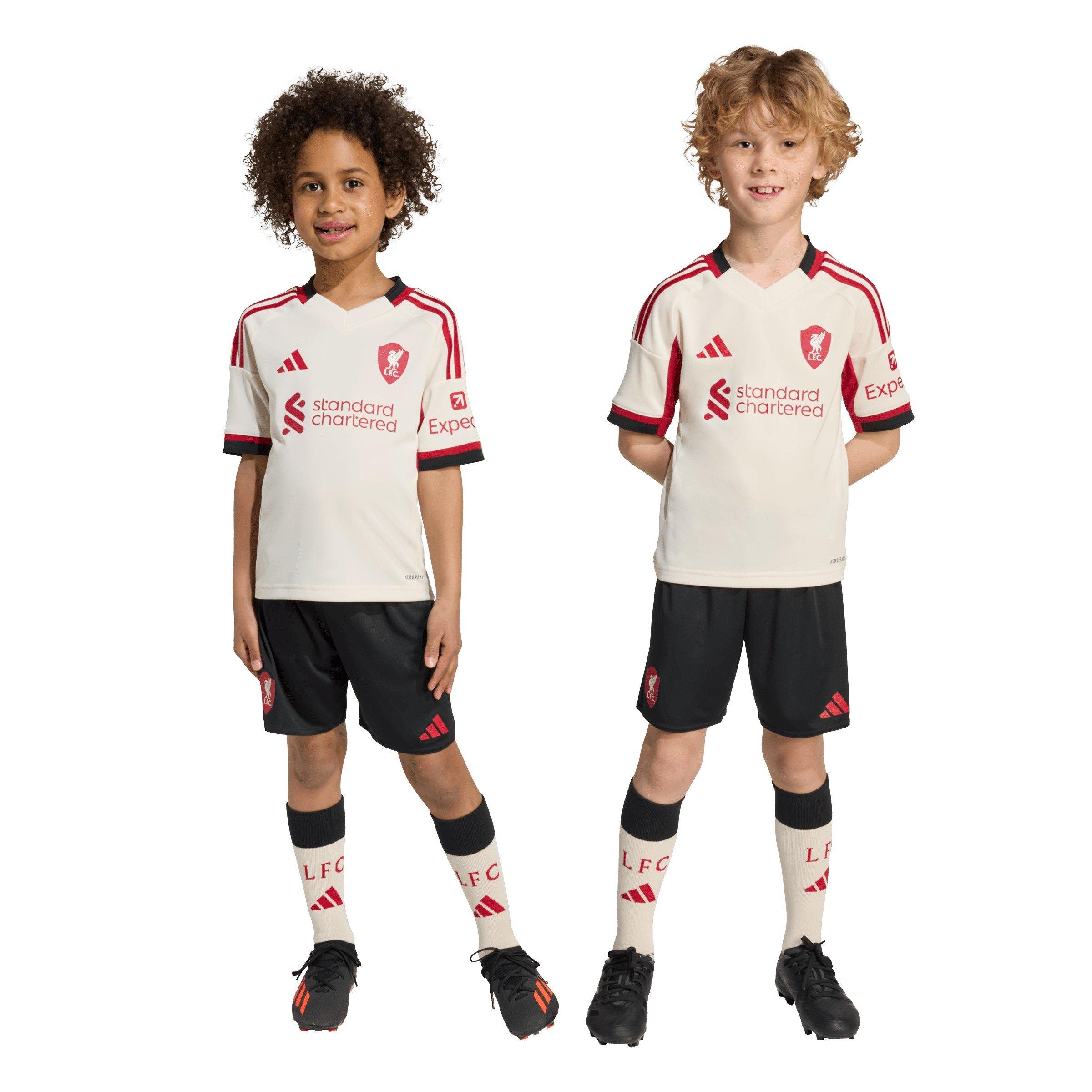 Wit - adidas - Liverpool Away Minikit 2025 2026 Infants - 3