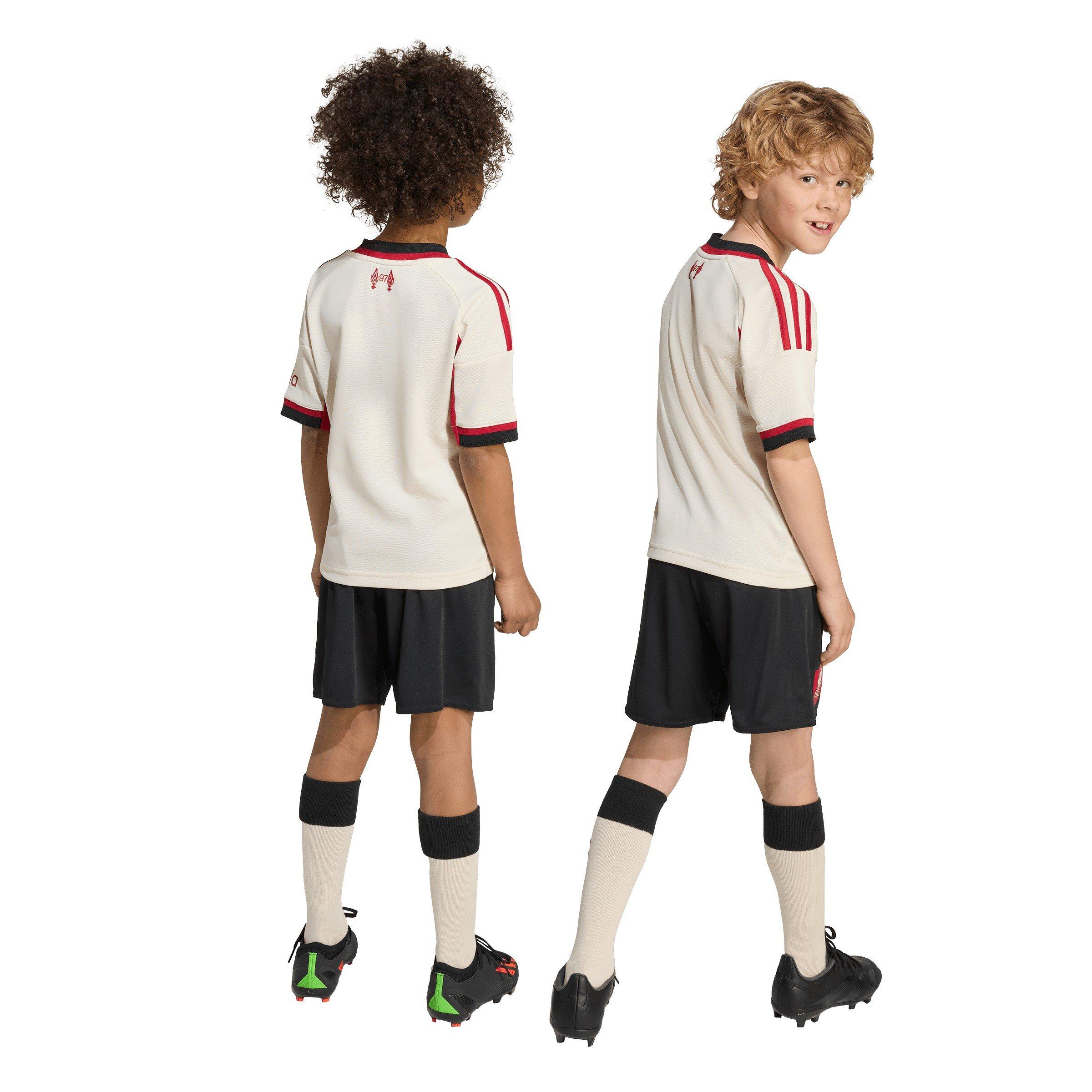 Wit - adidas - Liverpool Away Minikit 2025 2026 Infants - 4