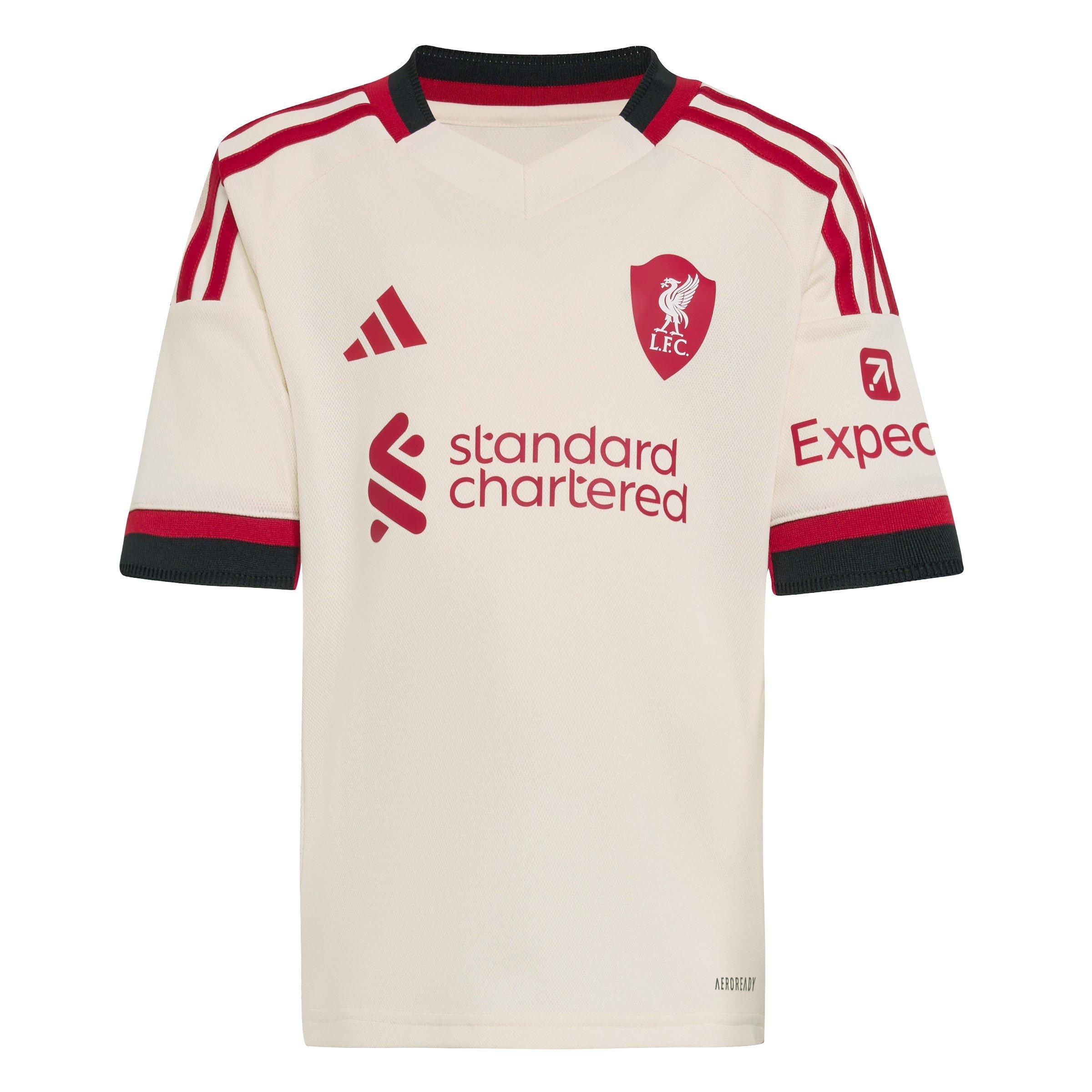Wit - adidas - Liverpool Away Minikit 2025 2026 Infants - 8
