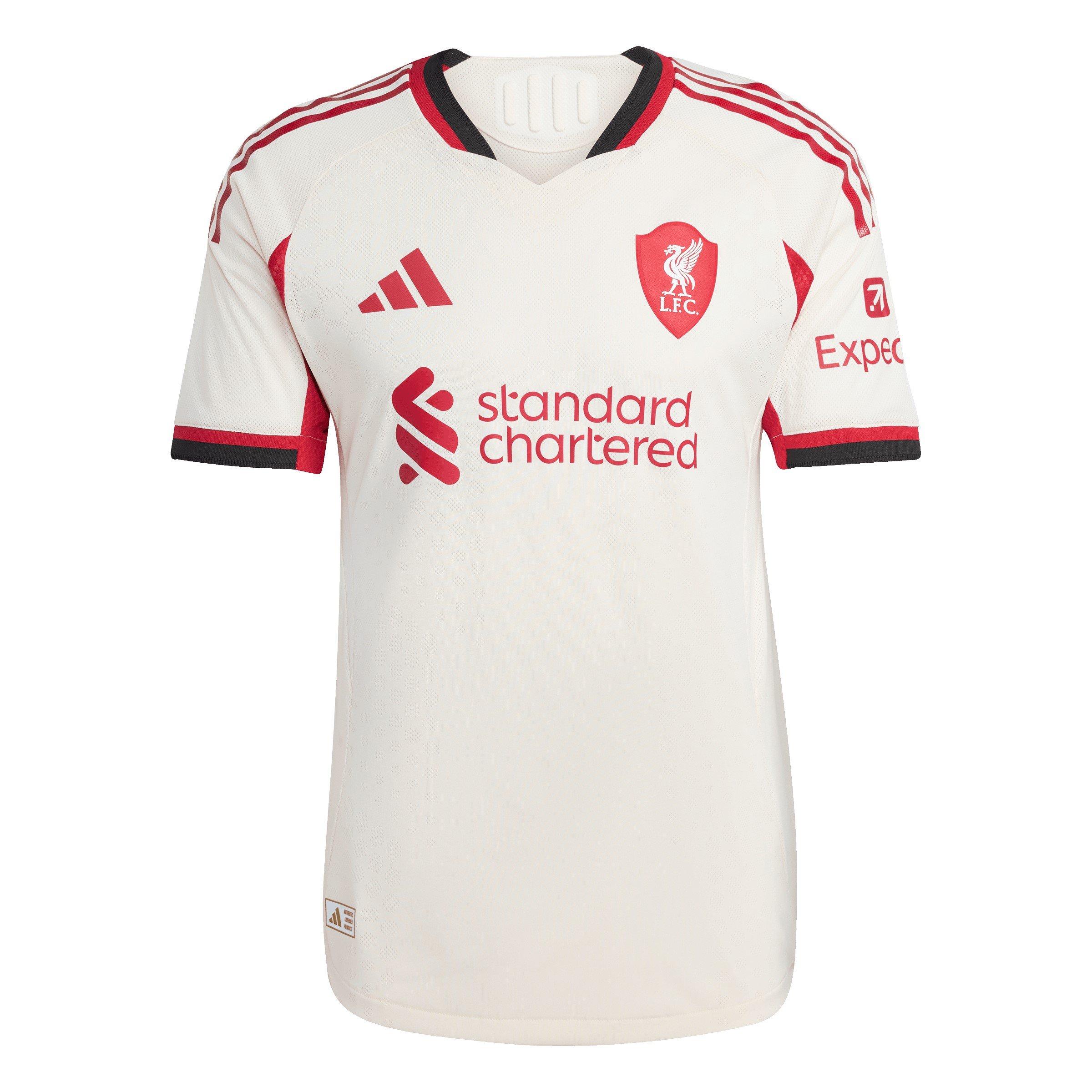 Branco - adidas - Liverpool Authentic Away Shirt 2025 2026 Adults - 1