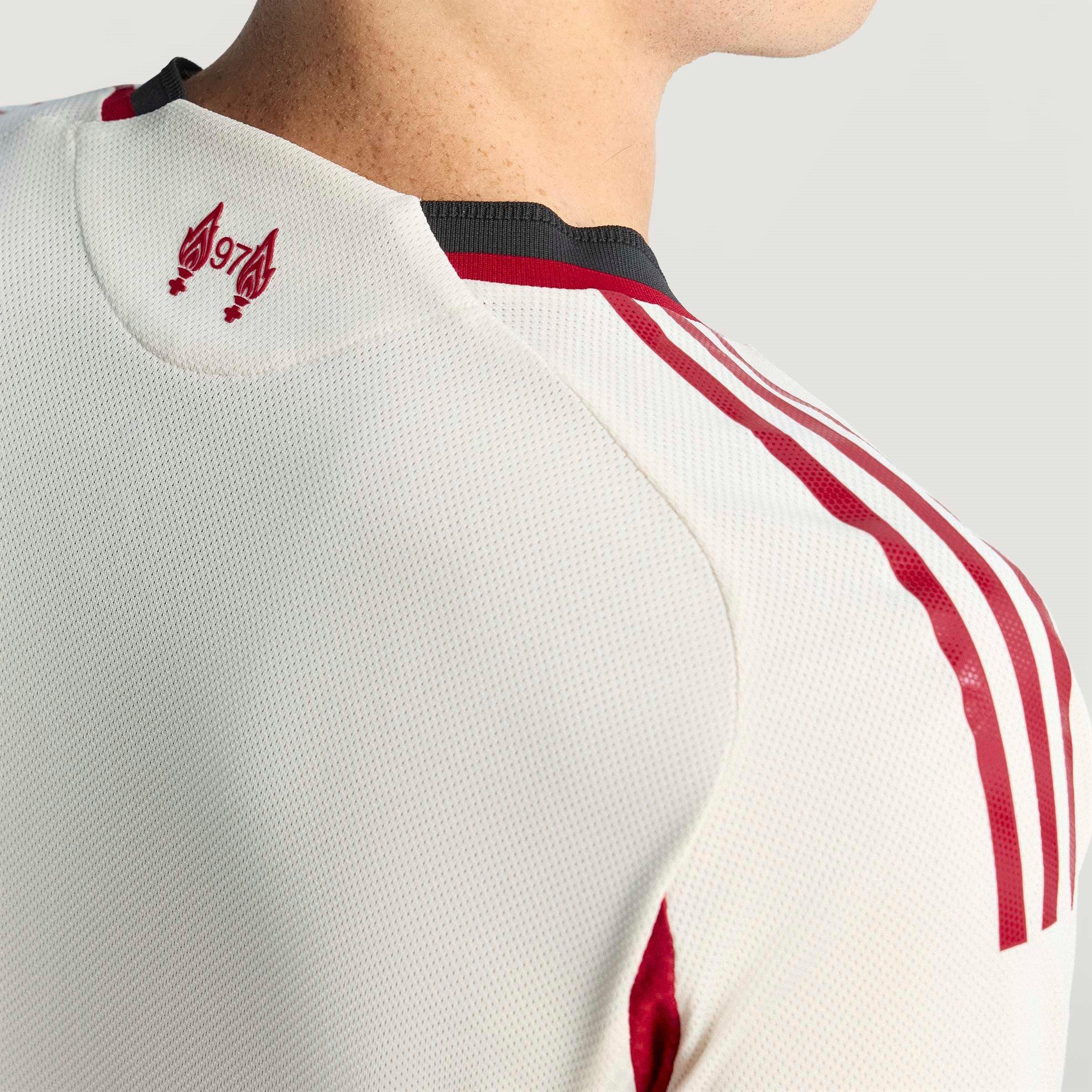 Bianco - adidas - Liverpool Authentic Away Shirt 2025 2026 Adults - 13