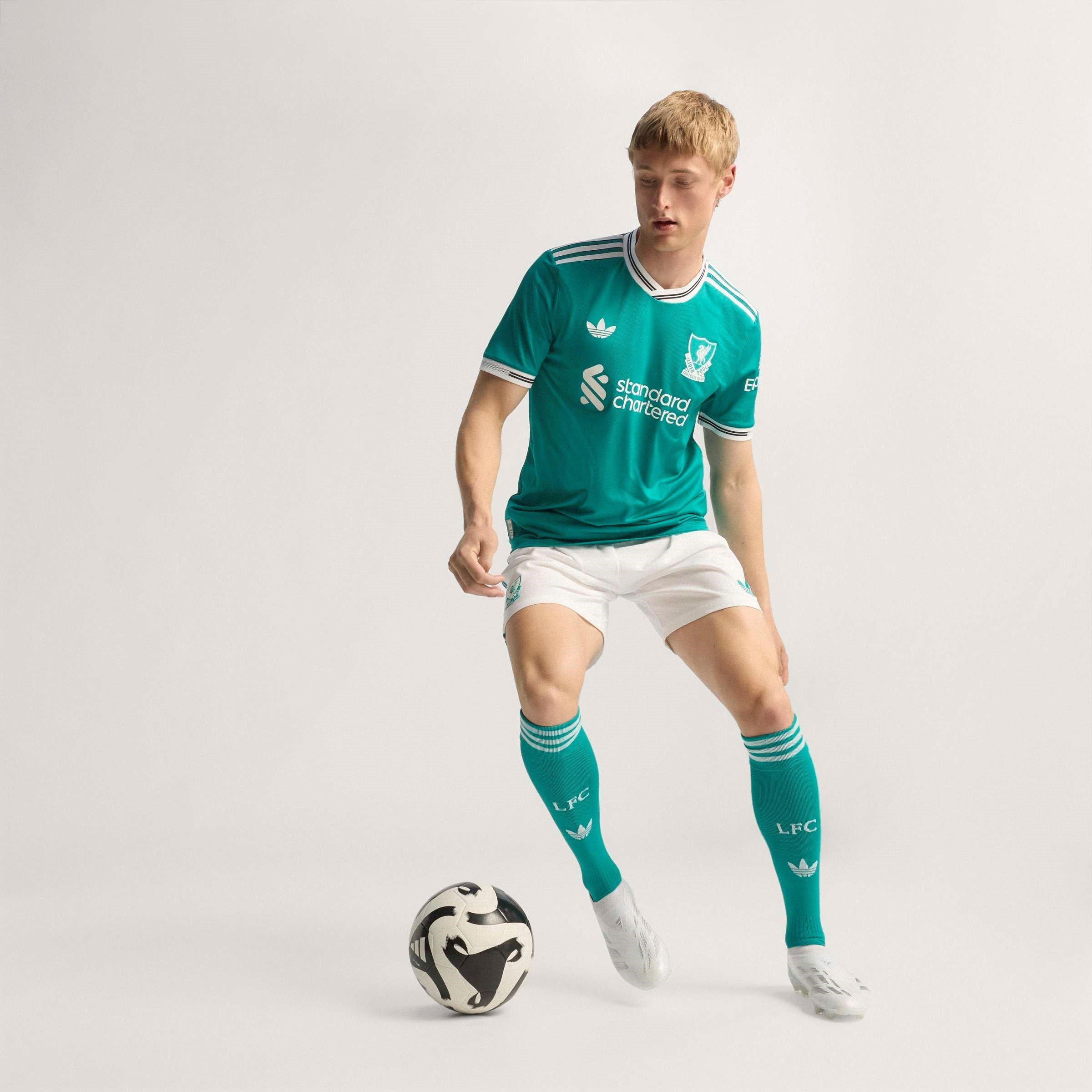 Zelena - adidas - Liverpool Third AEROREADY Short Sleeve 2025/26 Football Shirt - 15