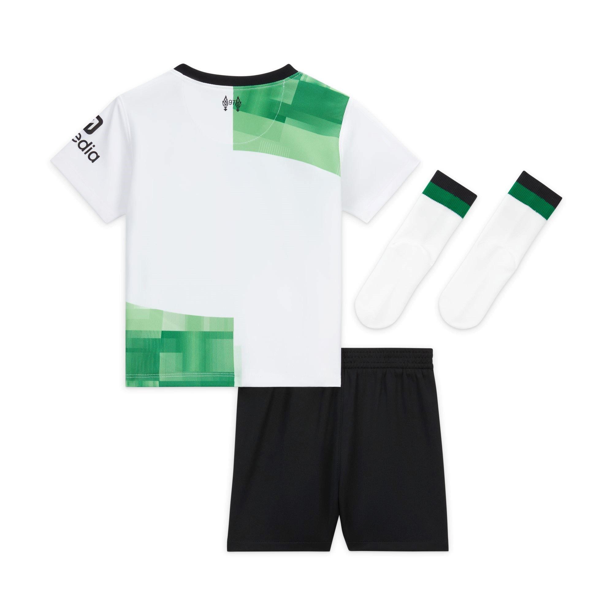 Blanco/Verde - Nike - Liverpool Away Babykit 2023 2024 Baby - 2