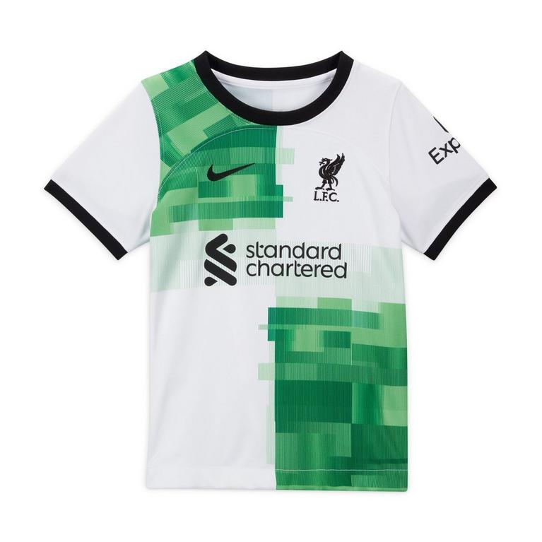 Blanc/Vert - Nike - Liverpool Away Minikit 2023 2024 Infants - 1