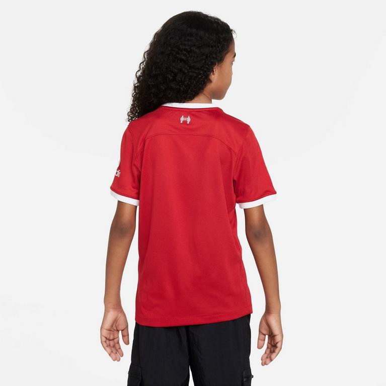 Rot/Weiß - Nike - Liverpool Home Shirt 2023 2024 Juniors - 4