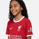 Rot/Weiß - Nike - Liverpool Home Shirt 2023 2024 Juniors - 5
