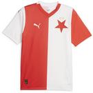 Rouge - Puma - Slavia Prague Home Shirt 2023 2024 Adults - 1
